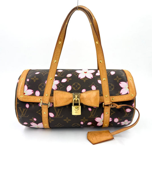 LOUIS VUITTON Papillon Cherry Blossom x Murakami - Clutch & Macarons - unlesbar - Clutch & Macarons -
