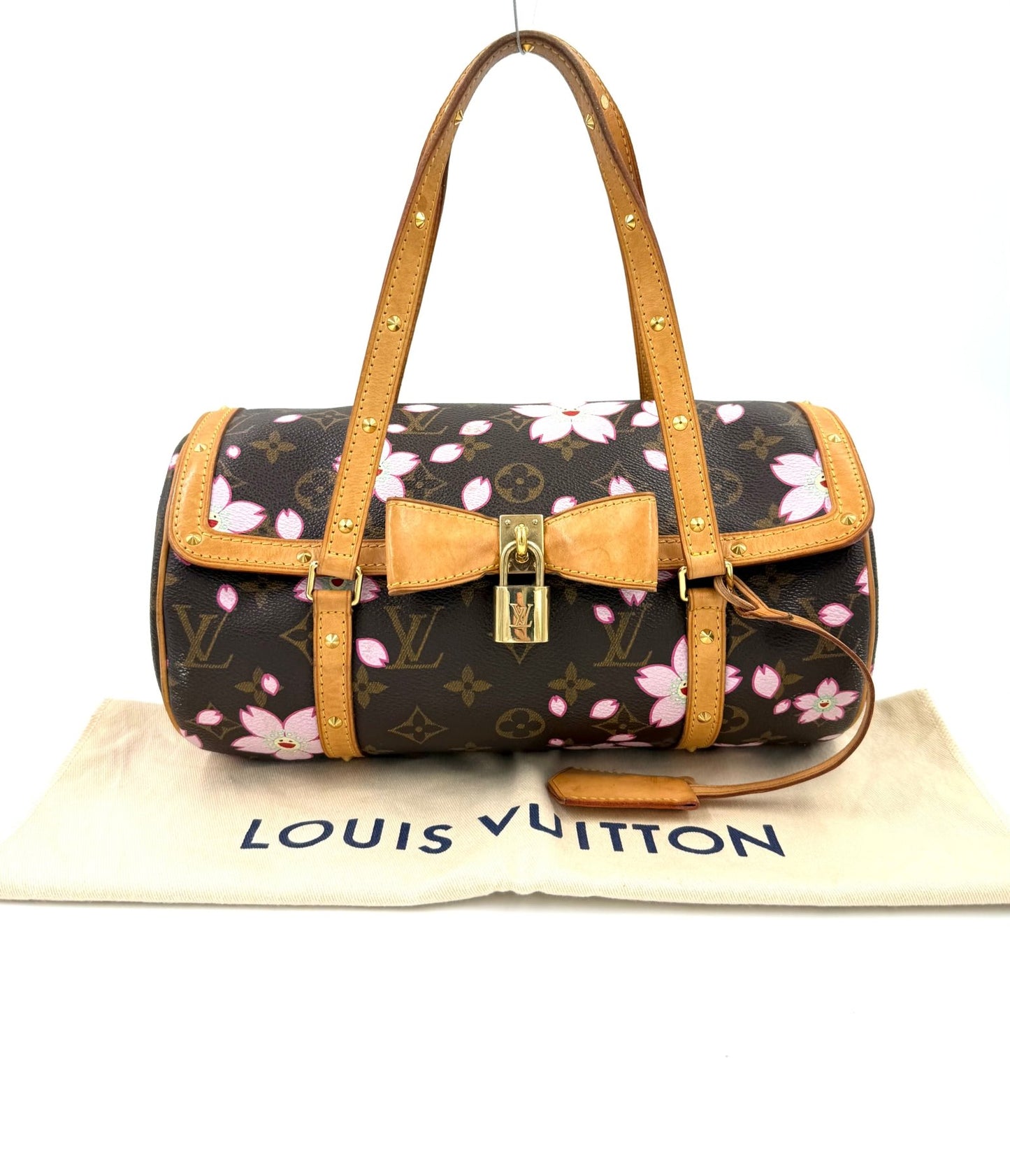 LOUIS VUITTON Papillon Cherry Blossom x Murakami - Clutch & Macarons - unlesbar - Clutch & Macarons -