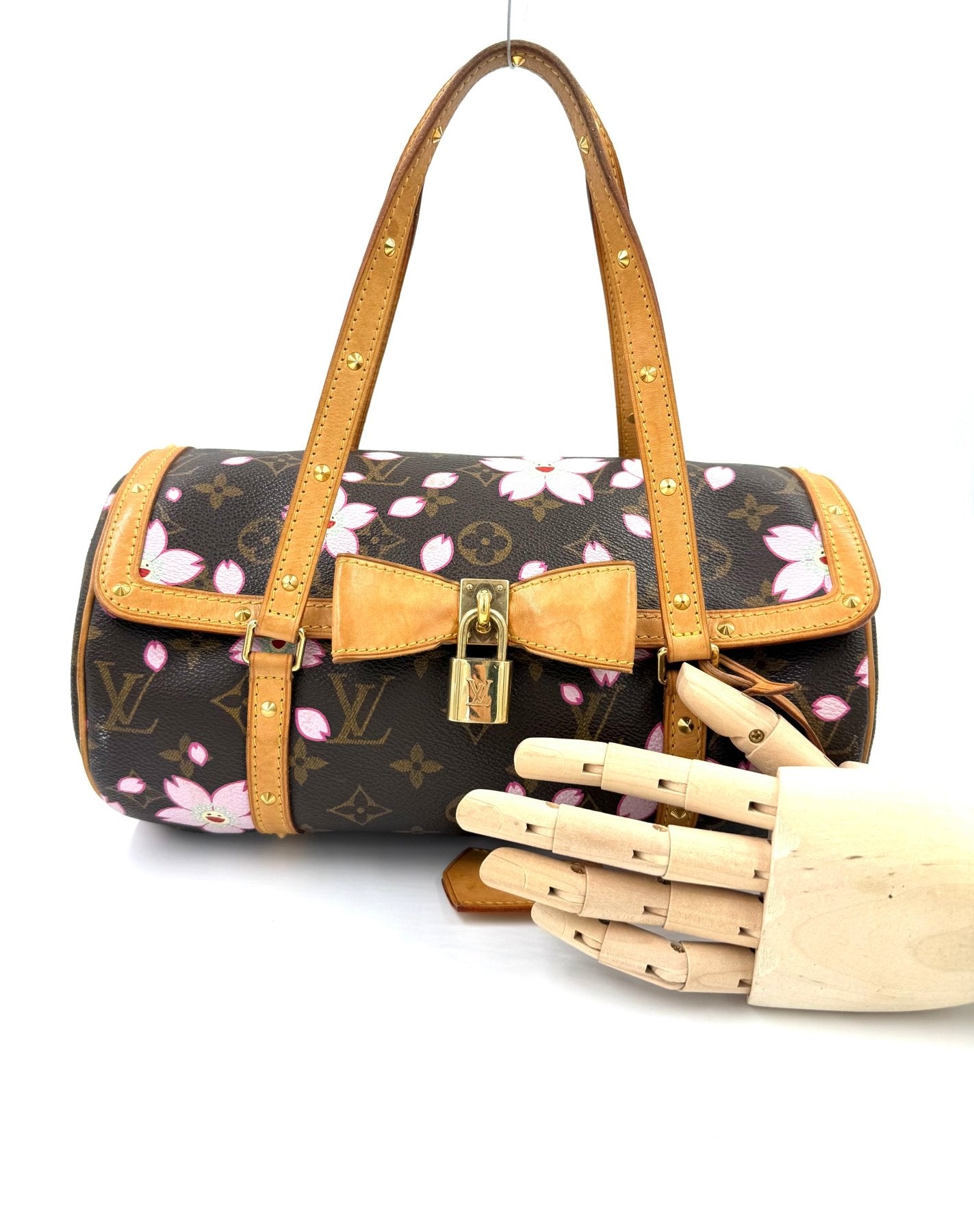 LOUIS VUITTON Papillon Cherry Blossom x Murakami - Clutch & Macarons - unlesbar - Clutch & Macarons -