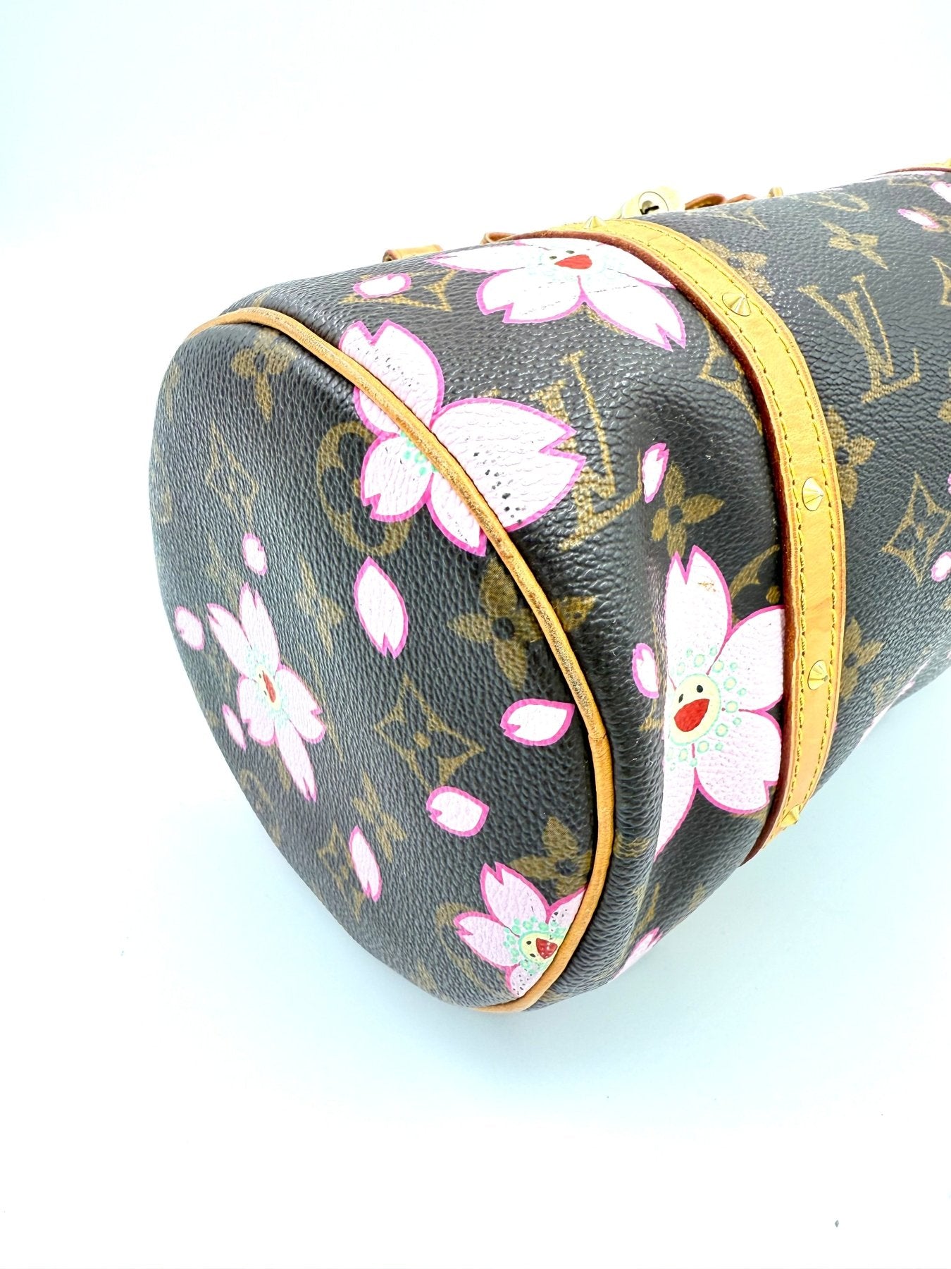 LOUIS VUITTON Papillon Cherry Blossom x Murakami - Clutch & Macarons - unlesbar - Clutch & Macarons -