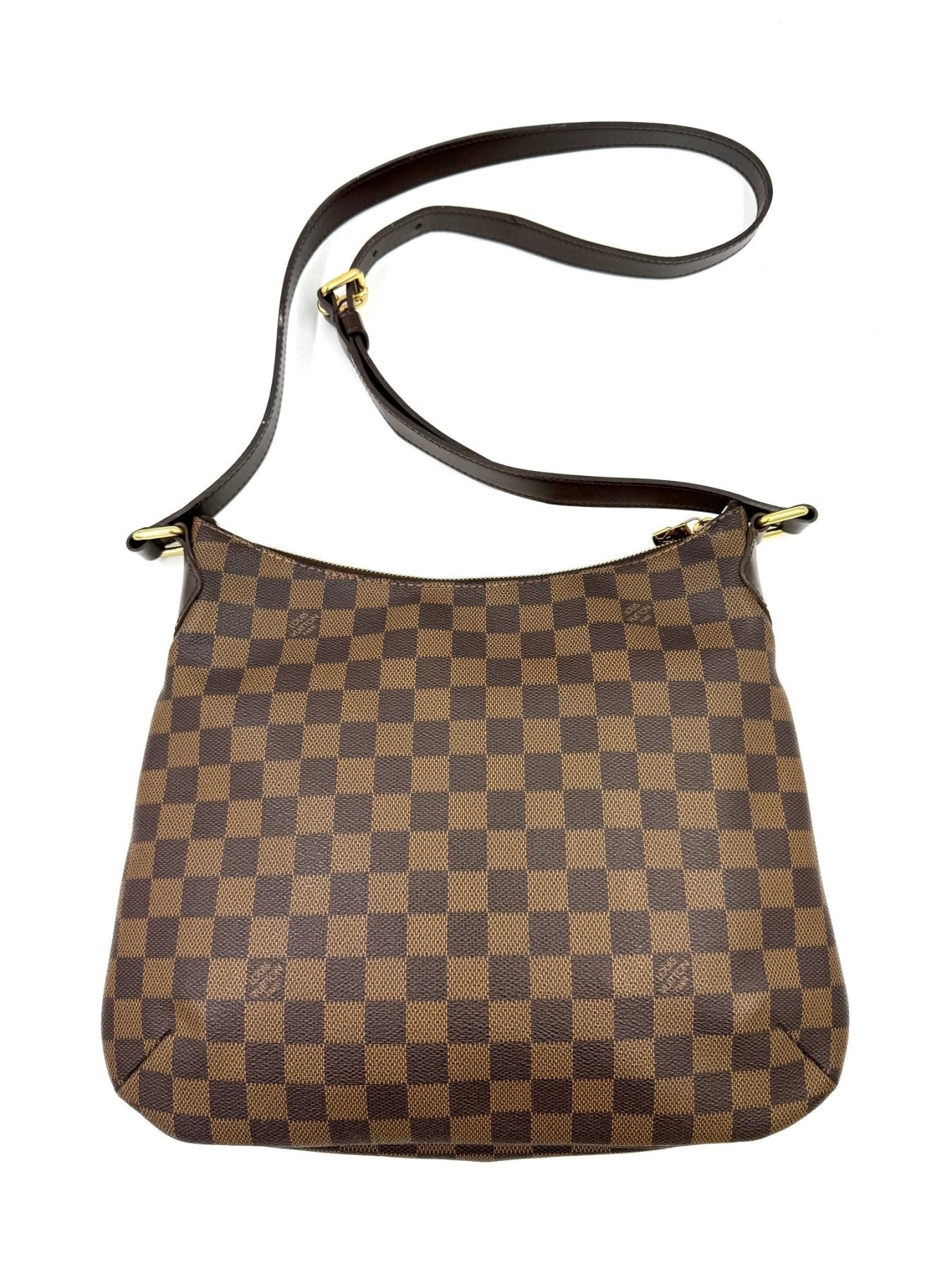 Louis Vuitton Bloomsbury Damier Ebene Tasche mit charakteristischem Schachbrettmuster und verstellbarem Schulterriemen