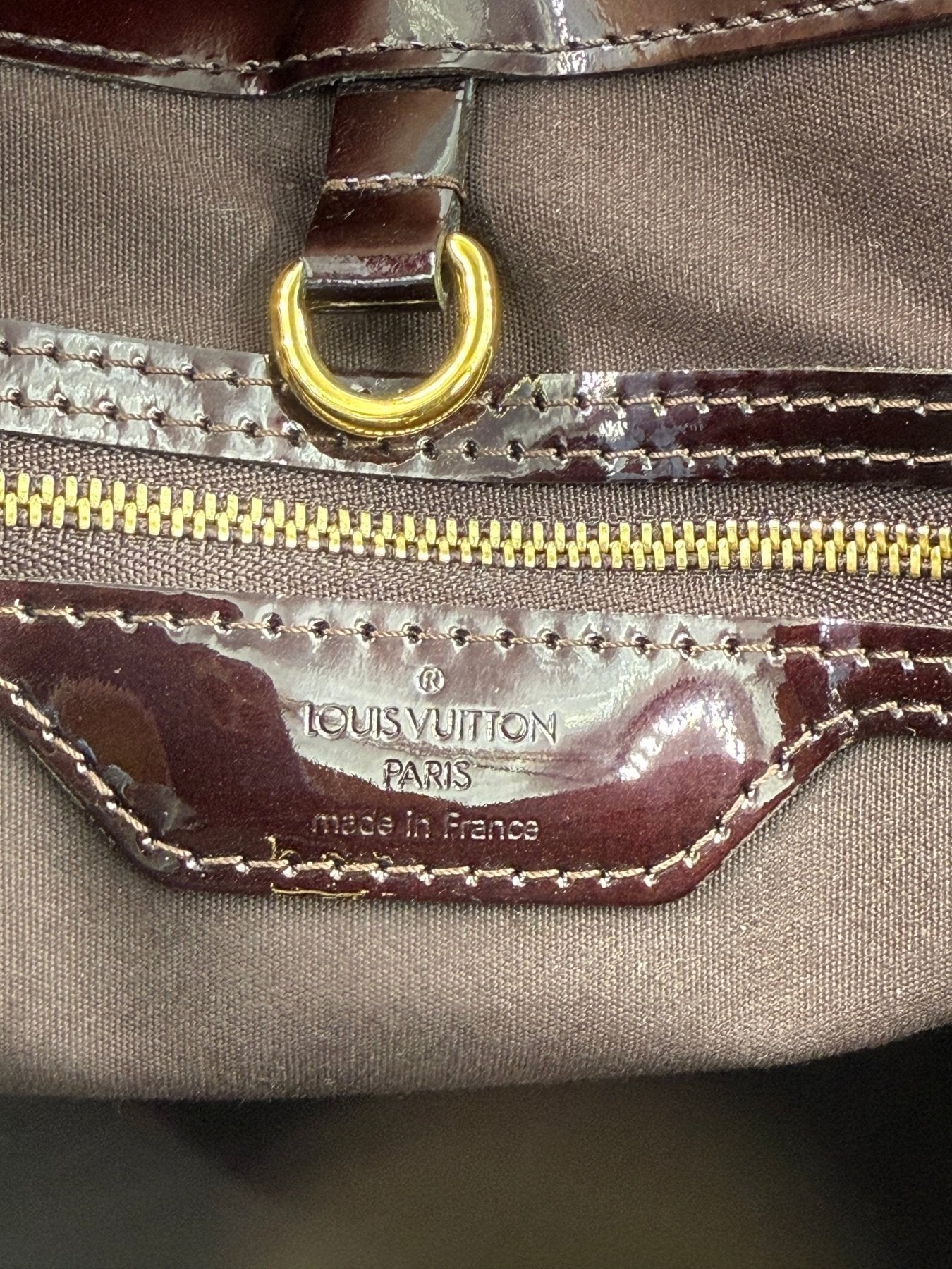 LOUIS VUITTON Wilshire GM Monogram Vernis bordeaux - Clutch & Macarons - MI2130 - Clutch & Macarons -