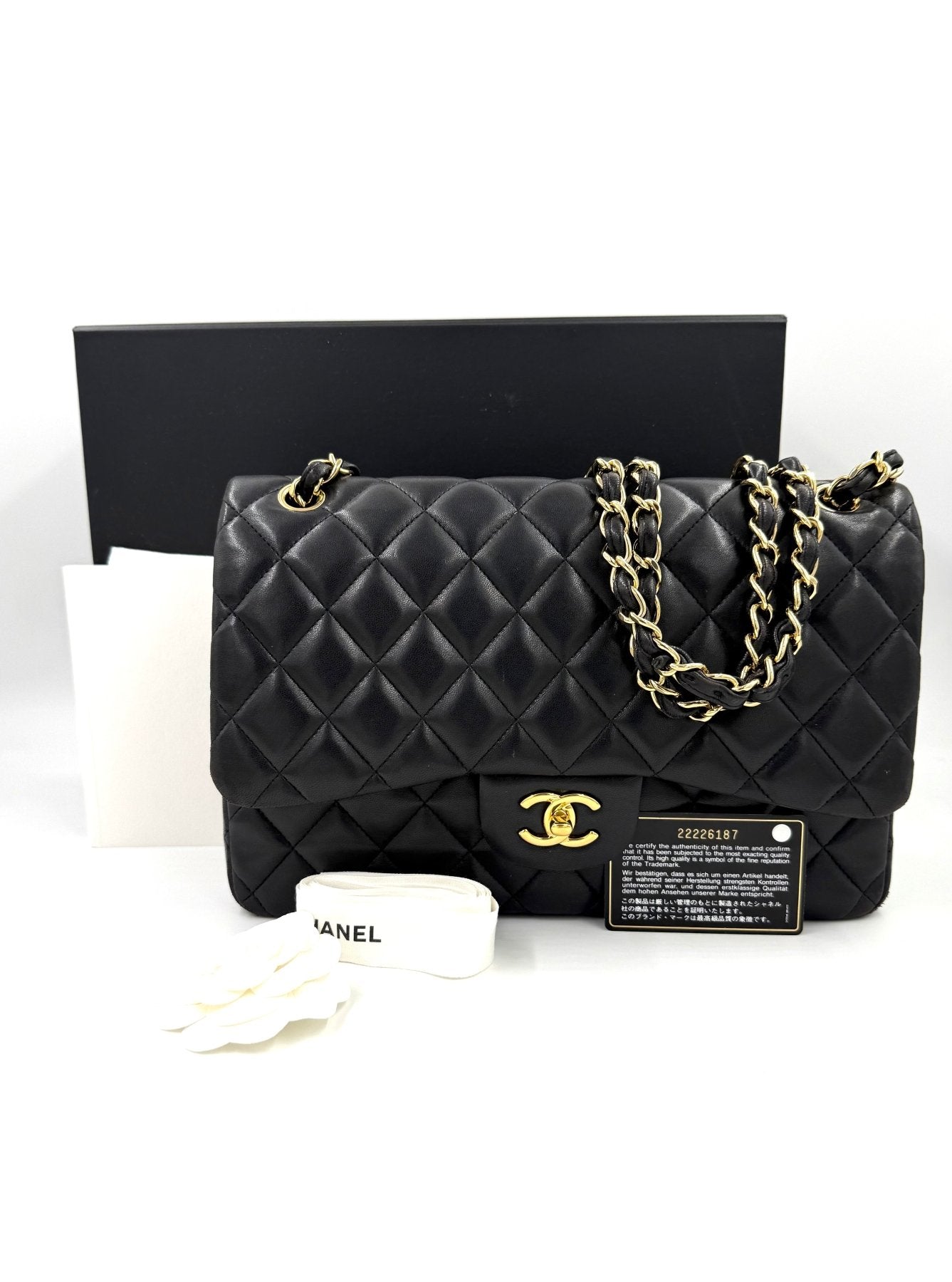 CHANEL Timeless Double Flap Jumbo schwarz - Clutch & Macarons - 22226187 - Clutch & Macarons -