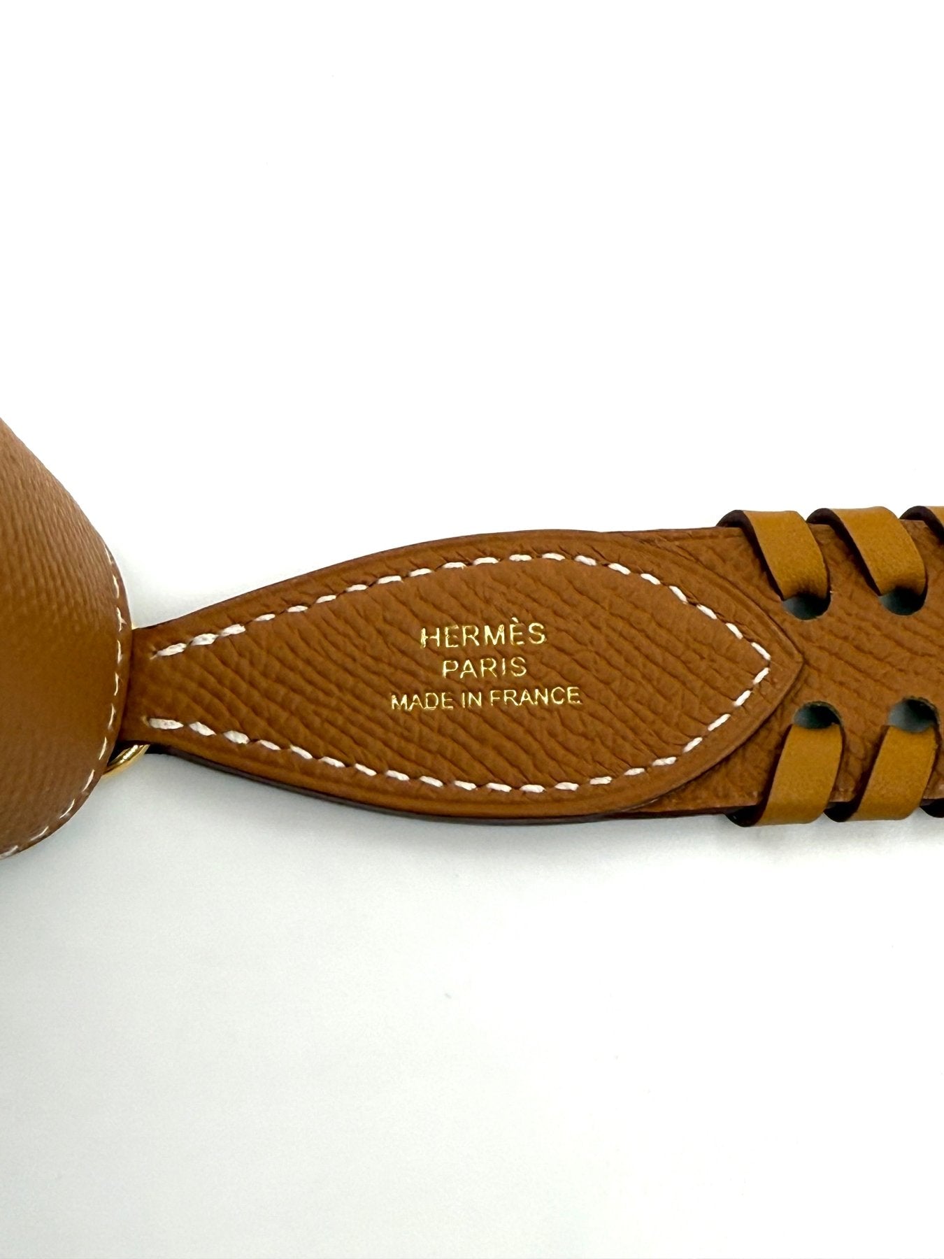 HERMÈS Kelly to Go Tressage Epsom Gold - Clutch & Macarons - W - Clutch & Macarons -
