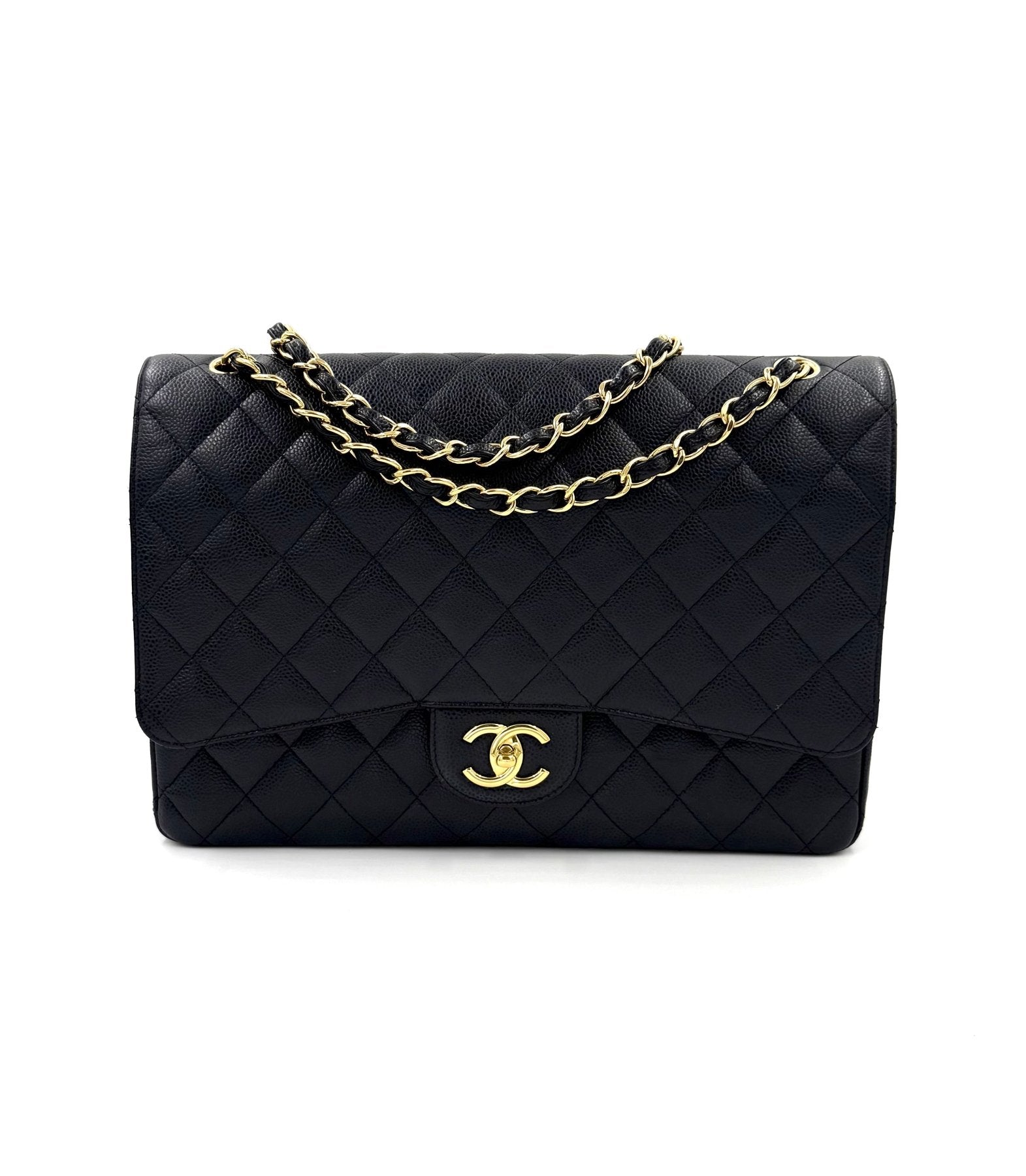 CHANEL Timeless Double Flap Maxi Caviar - Clutch & Macarons - 24988192 - Clutch & Macarons -