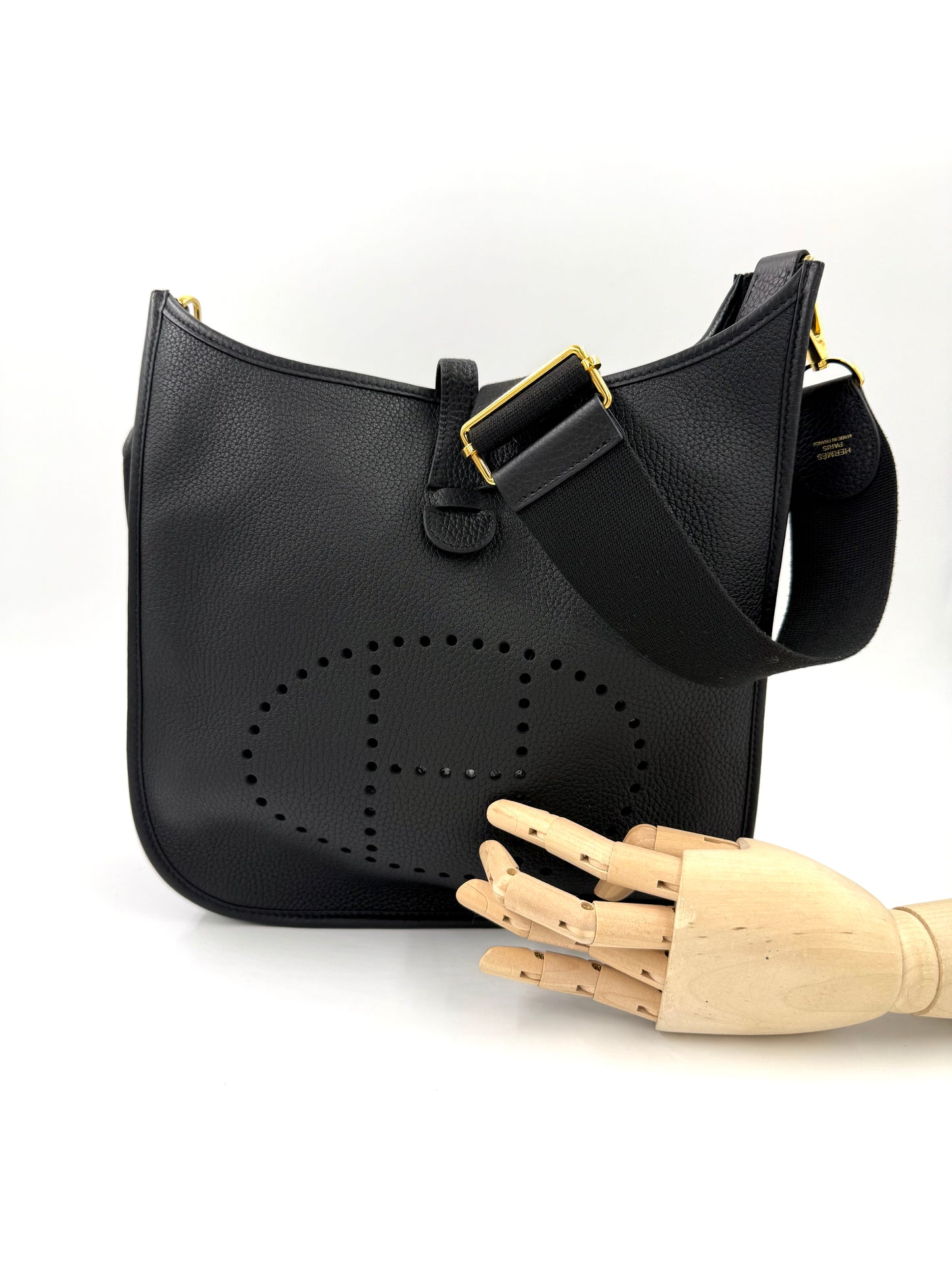 HERMÈS Evelyne 29 schwarz GHW