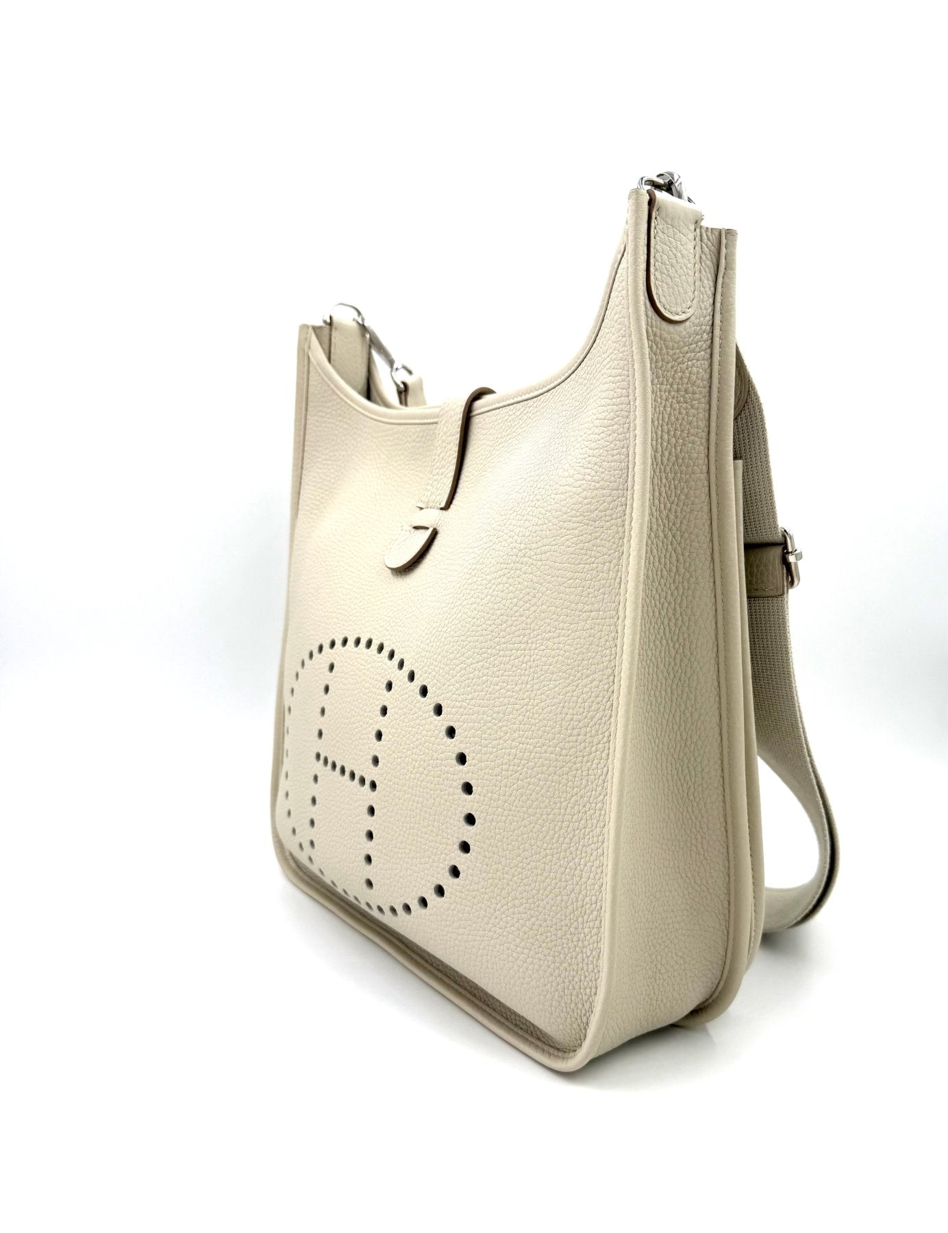 HERMÈS Evelyne 33 Beton Clemenceleder - Clutch & Macarons - A - Clutch & Macarons -