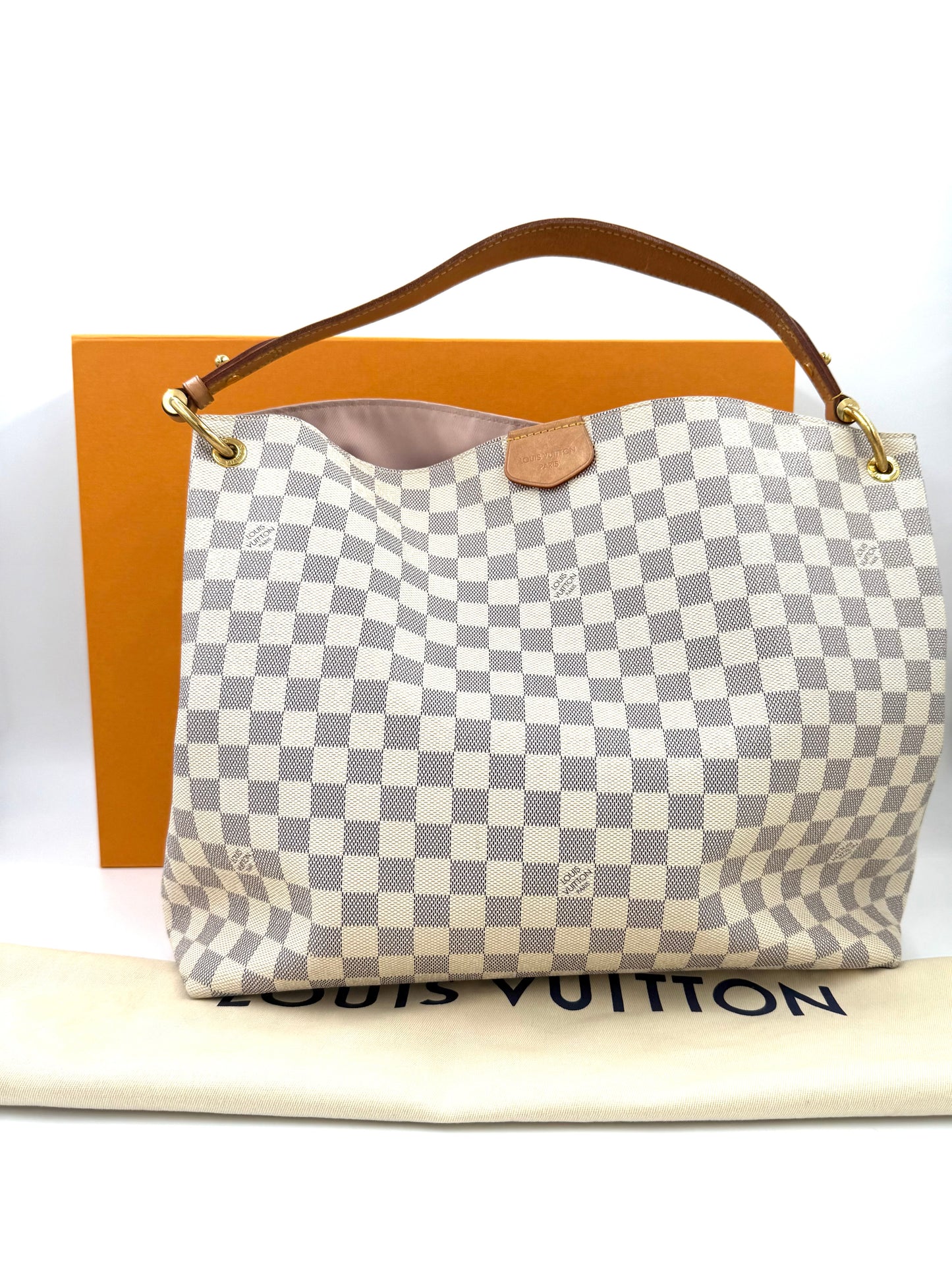 LOUIS VUITTON Graceful MM Damier Azur