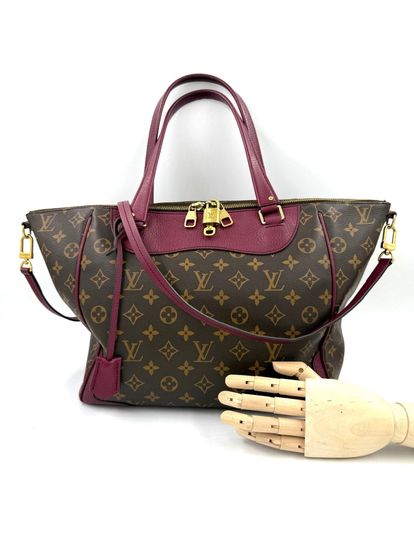 LOUIS VUITTON Estrela MM Monogram Canvas bordeaux - Clutch & Macarons - MI0155 - Clutch & Macarons -