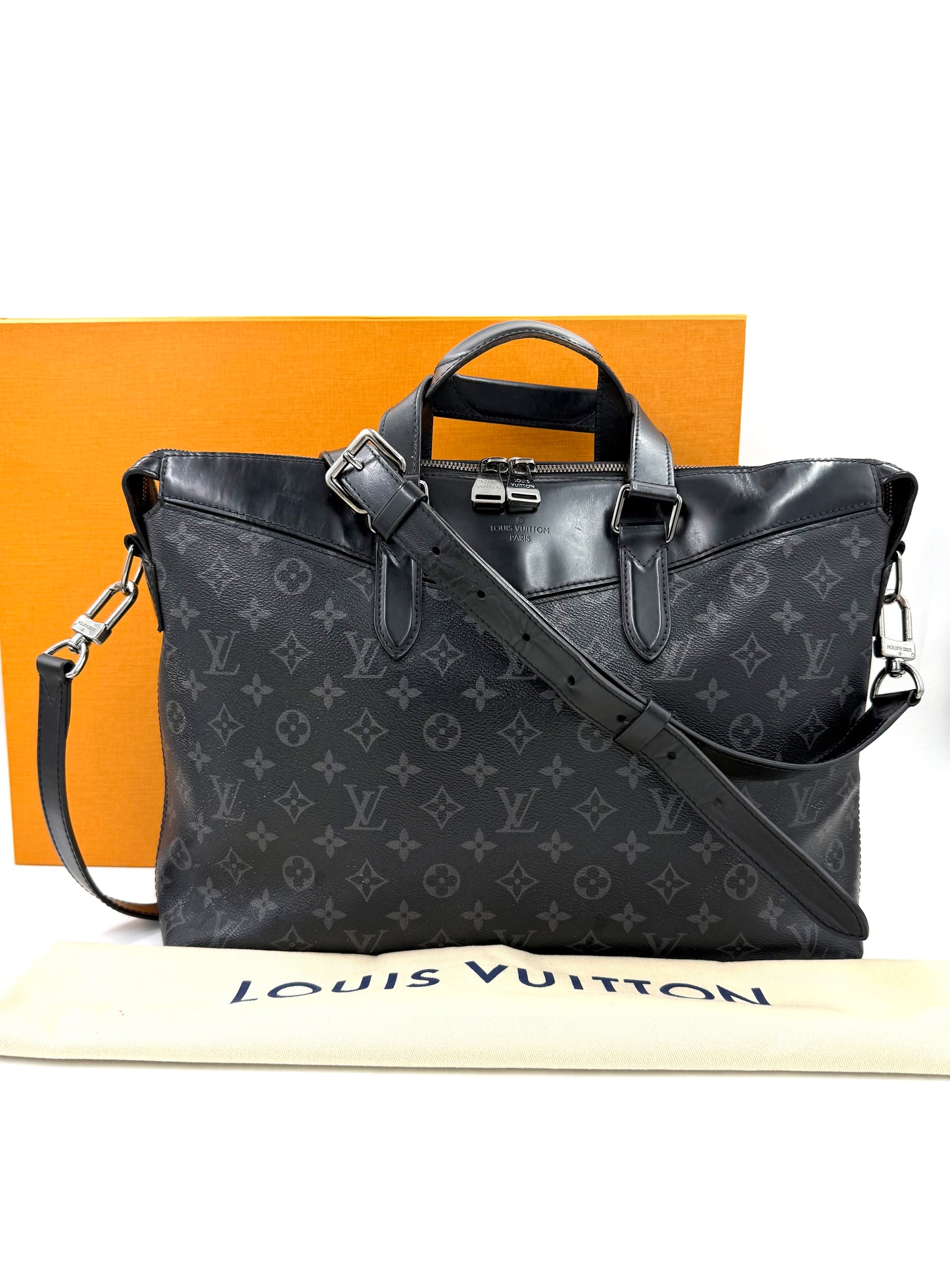 LOUIS VUITTON Briefcase Explorer Monogram Eclipse