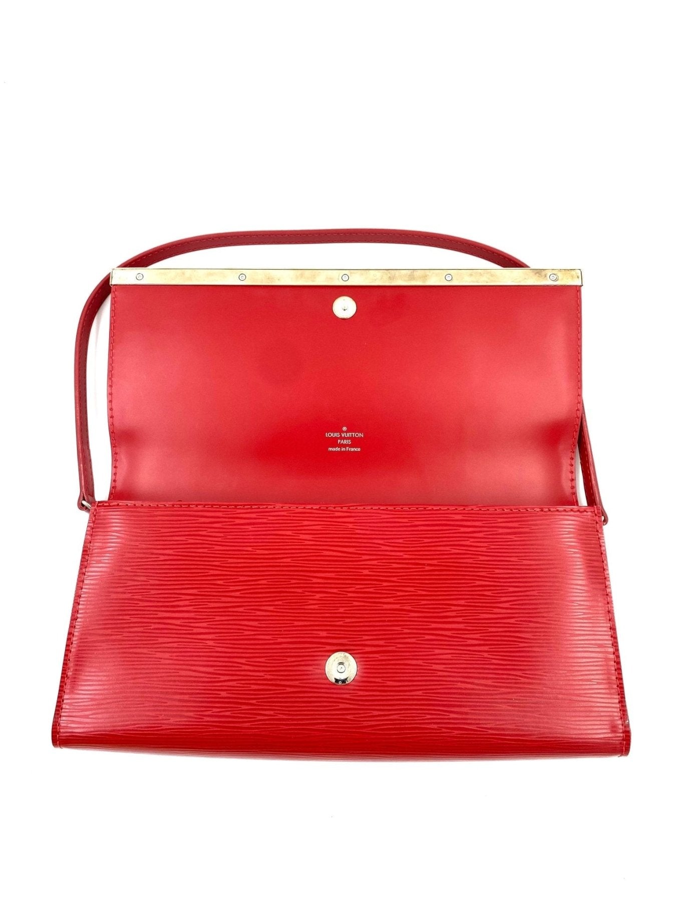 LOUIS VUITTON Pochette Sevigne Epi rouge - Clutch & Macarons - SN5111 - Clutch & Macarons -