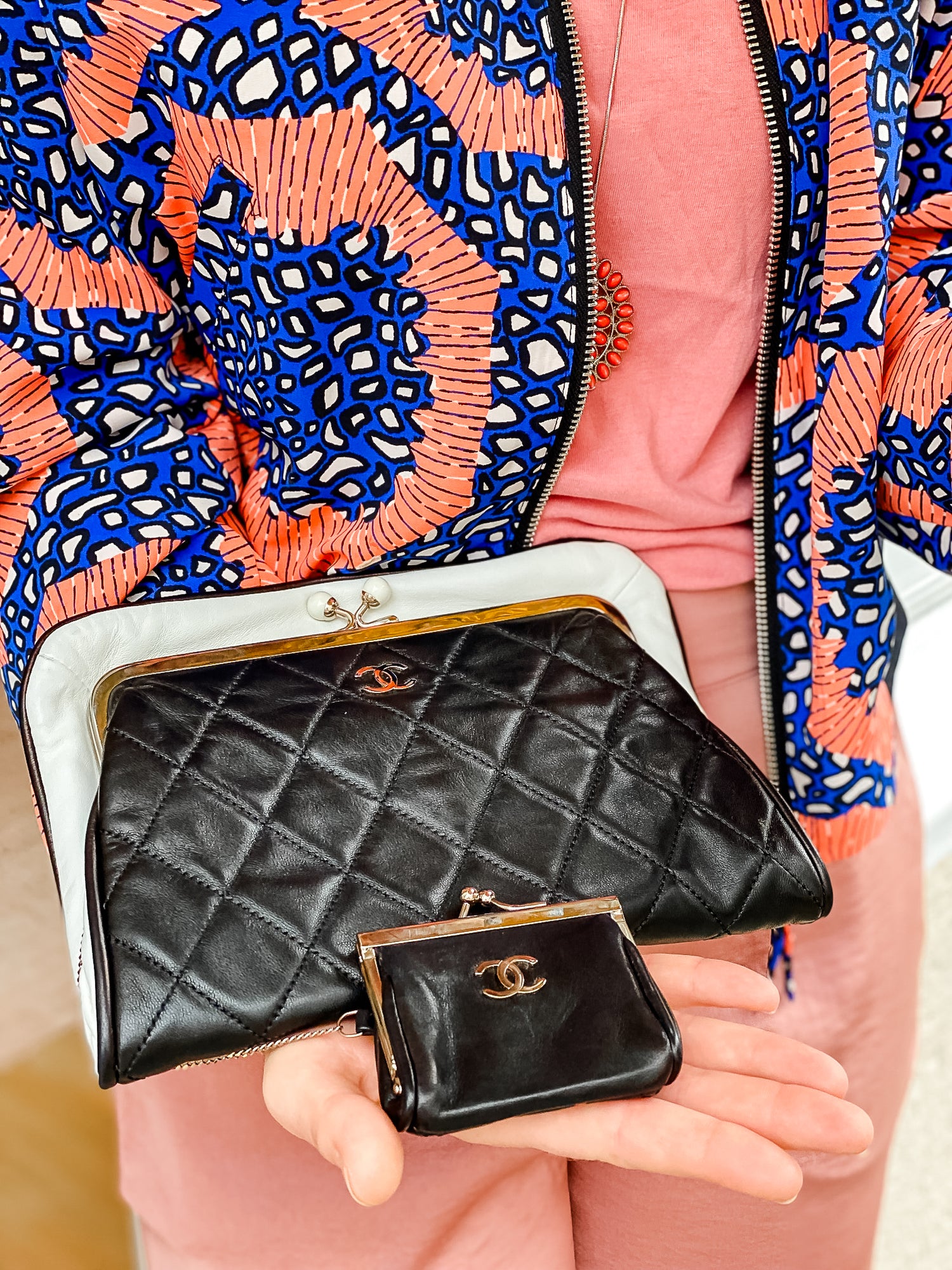 Luxustasche mit Portemonnaie von Chanel