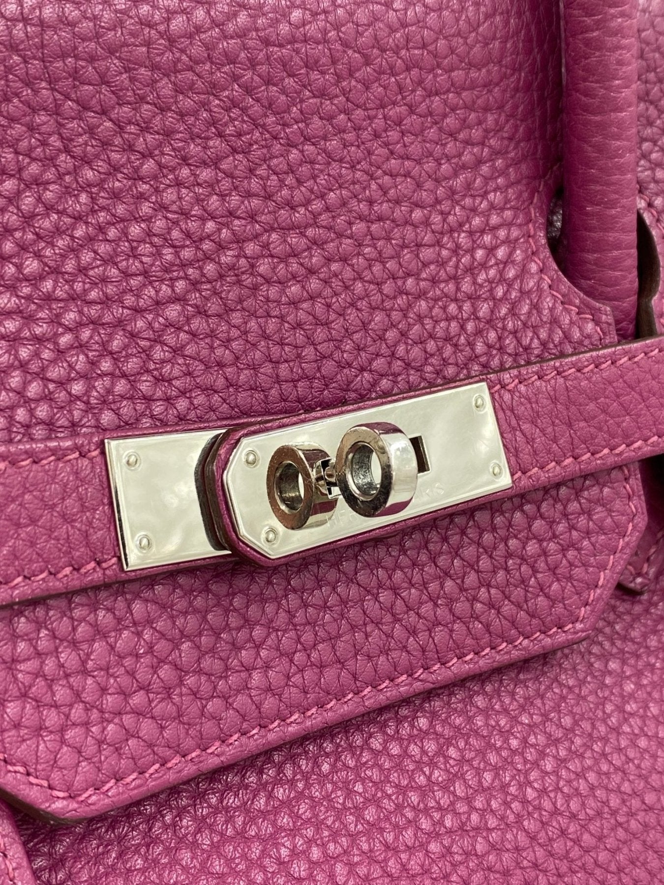 HERMÈS Birkin 40 Clemence Tosca - Clutch & Macarons - X; 2016 - Clutch & Macarons -