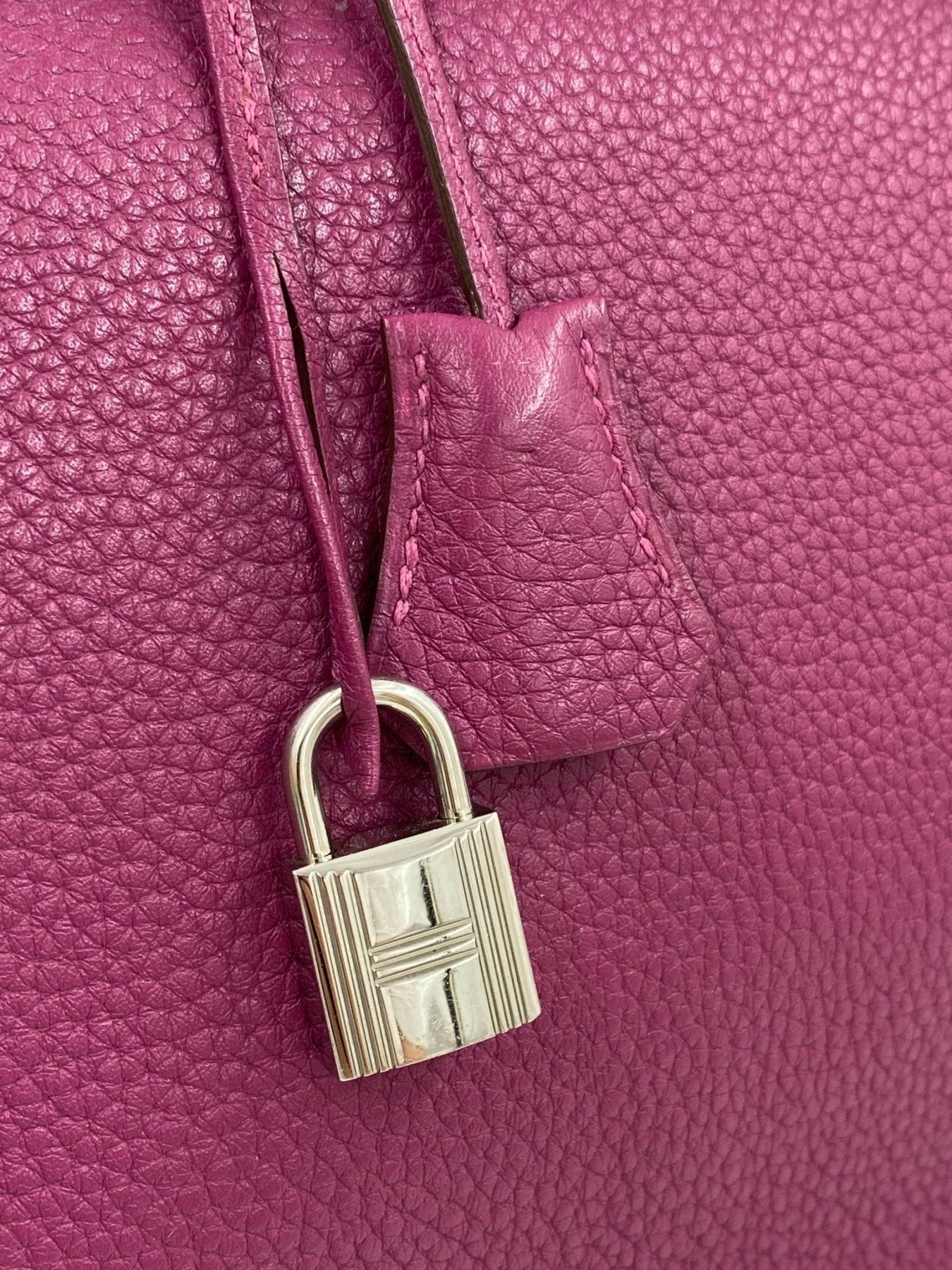 HERMÈS Birkin 40 Clemence Tosca - Clutch & Macarons - X; 2016 - Clutch & Macarons -
