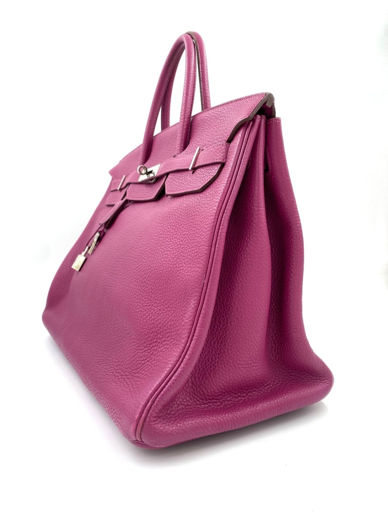 HERMÈS Birkin 40 Clemence Tosca - Clutch & Macarons - X; 2016 - Clutch & Macarons -