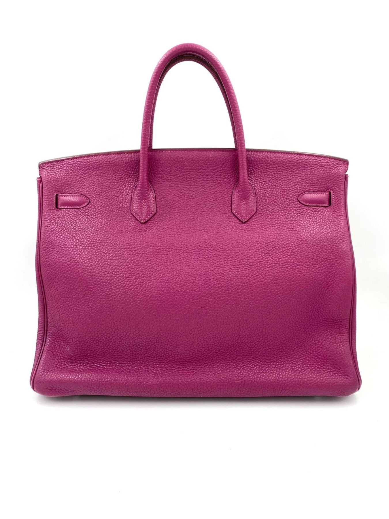 HERMÈS Birkin 40 Clemence Tosca - Clutch & Macarons - X; 2016 - Clutch & Macarons -