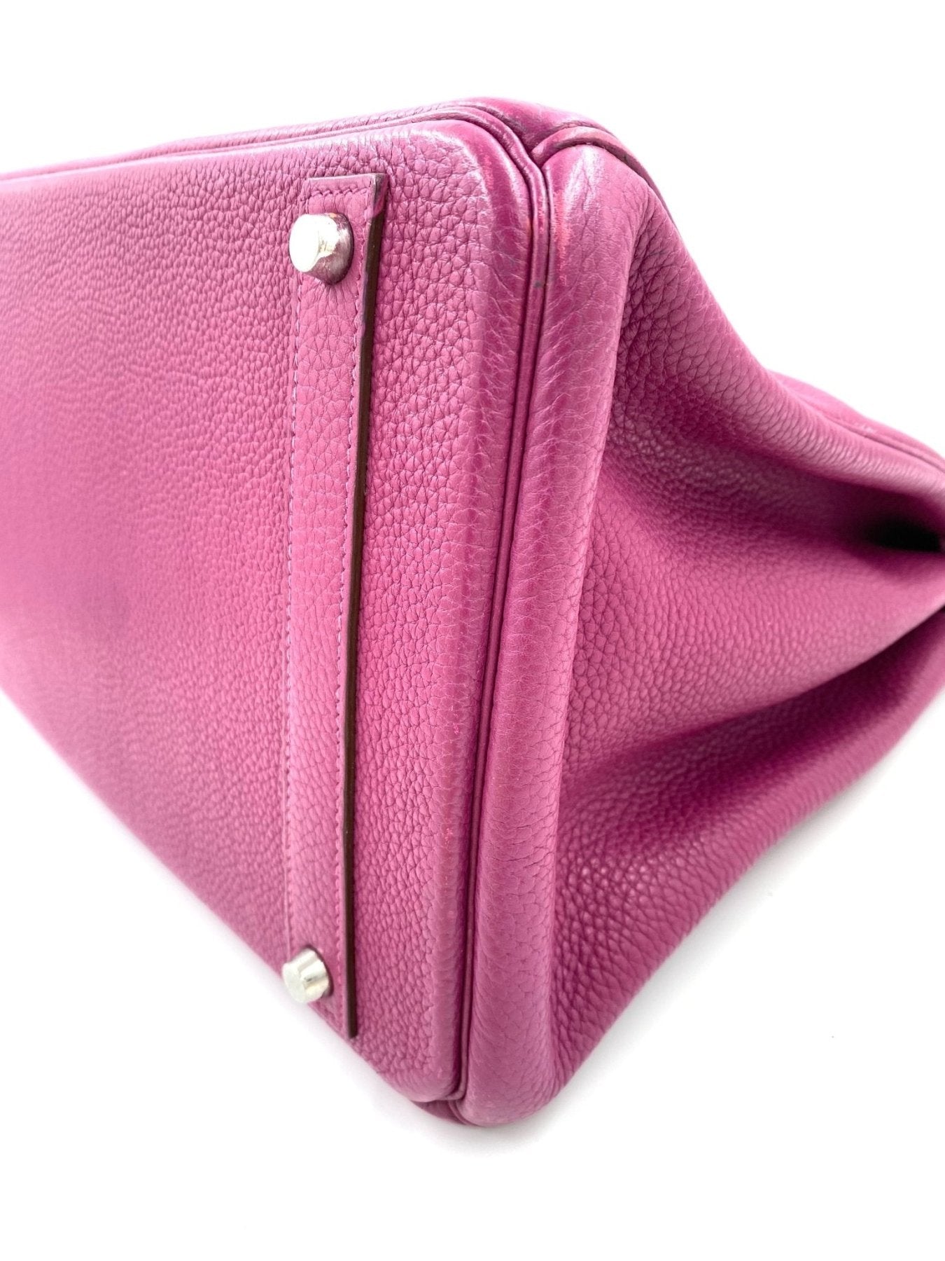 HERMÈS Birkin 40 Clemence Tosca - Clutch & Macarons - X; 2016 - Clutch & Macarons -