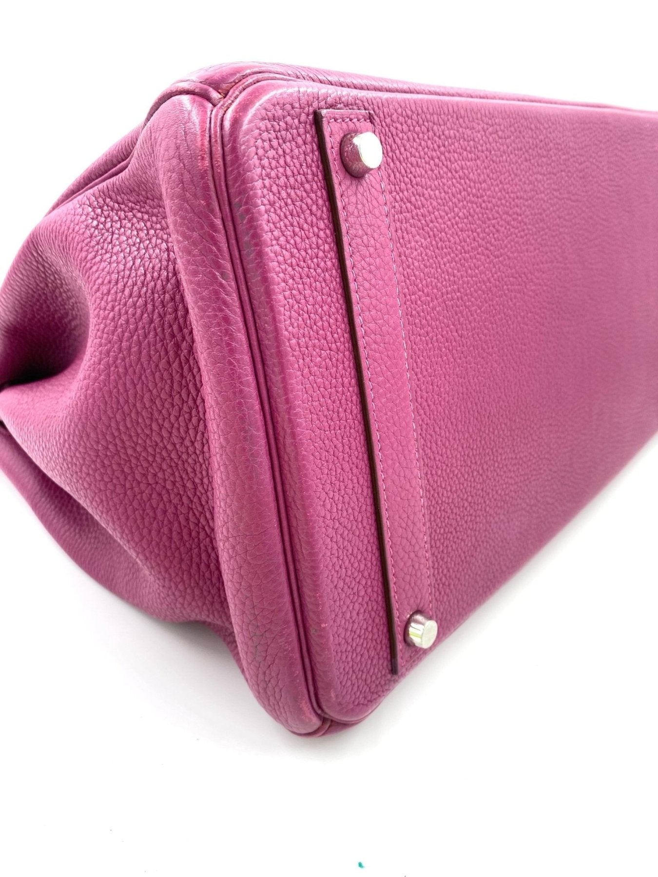 HERMÈS Birkin 40 Clemence Tosca - Clutch & Macarons - X; 2016 - Clutch & Macarons -