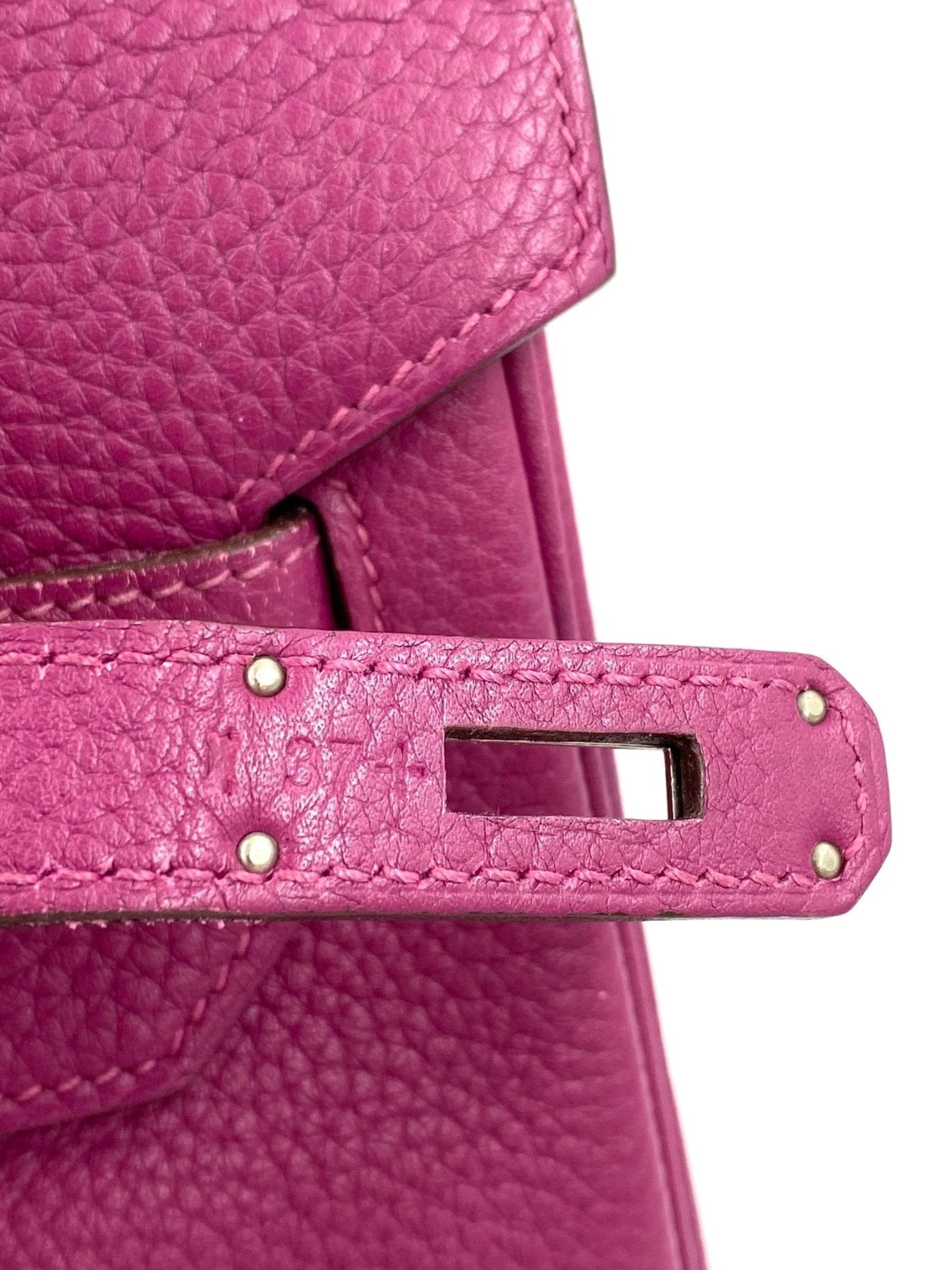 HERMÈS Birkin 40 Clemence Tosca - Clutch & Macarons - X; 2016 - Clutch & Macarons -