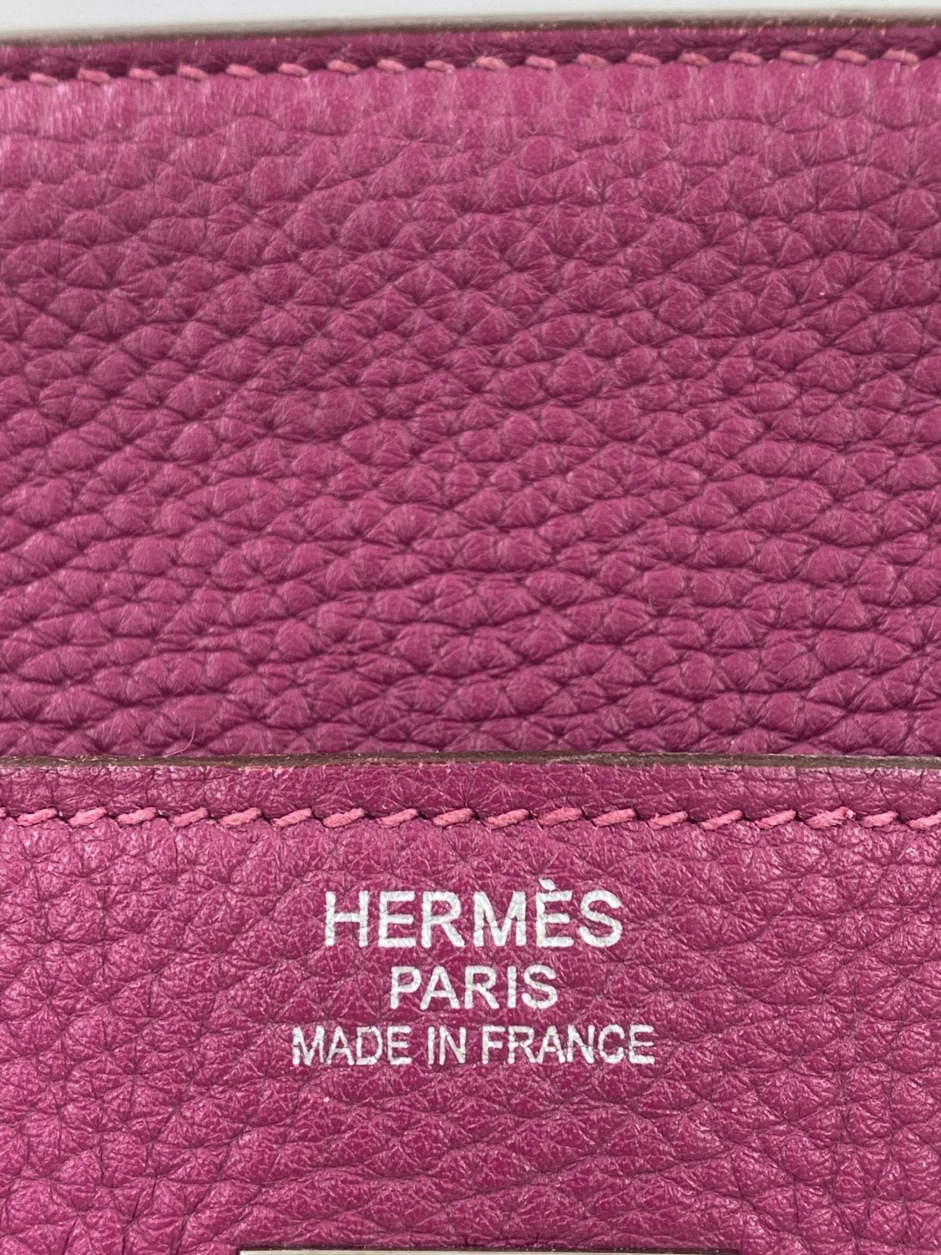 HERMÈS Birkin 40 Clemence Tosca - Clutch & Macarons - X; 2016 - Clutch & Macarons -