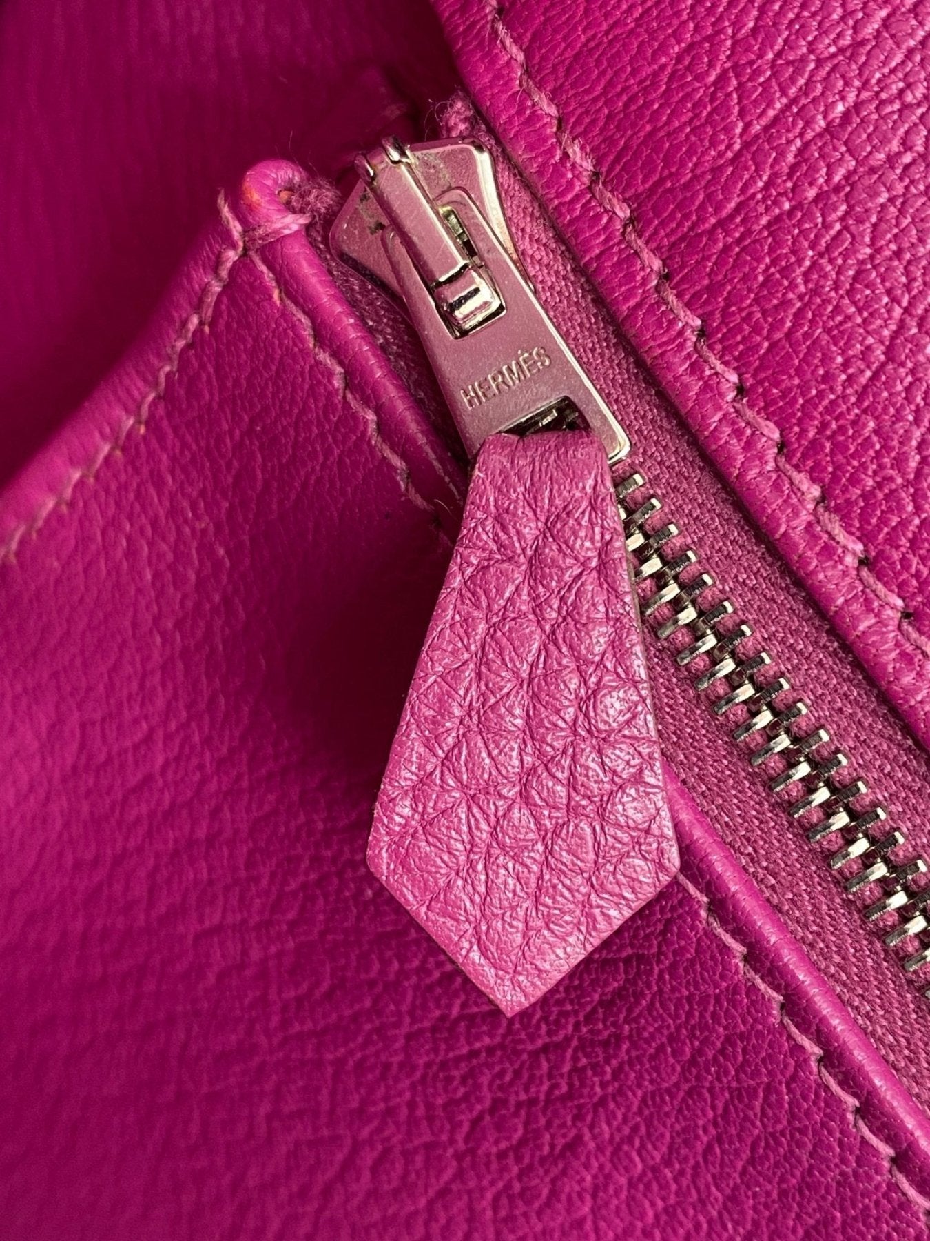 HERMÈS Birkin 40 Clemence Tosca - Clutch & Macarons - X; 2016 - Clutch & Macarons -