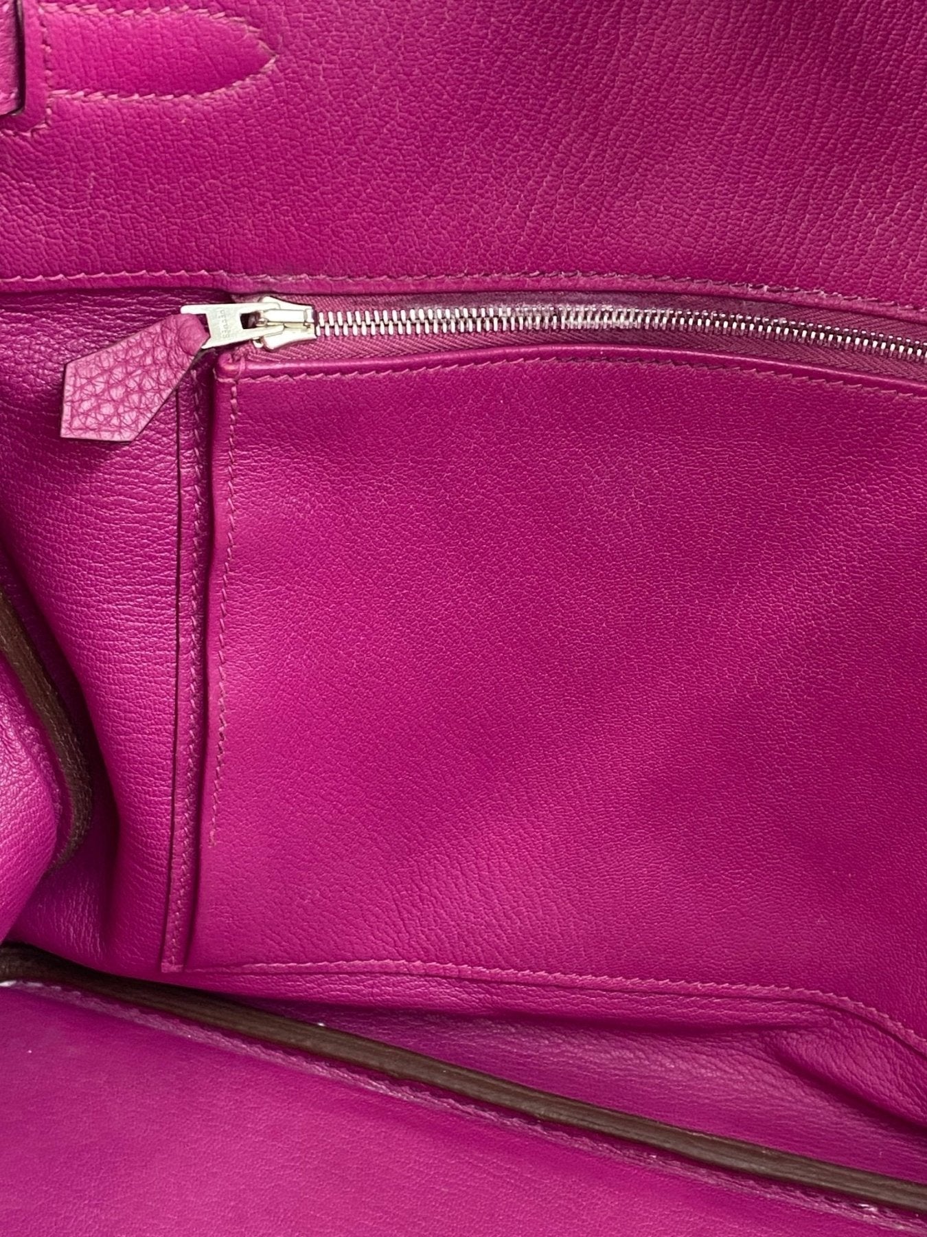 HERMÈS Birkin 40 Clemence Tosca - Clutch & Macarons - X; 2016 - Clutch & Macarons -