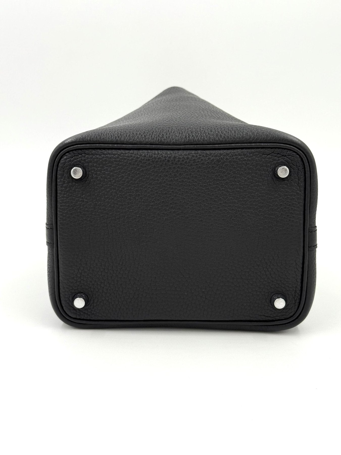 HERMÈS Picotin 18 schwarz PHW - Clutch & Macarons - Stempel U; 2022 - Clutch & Macarons -