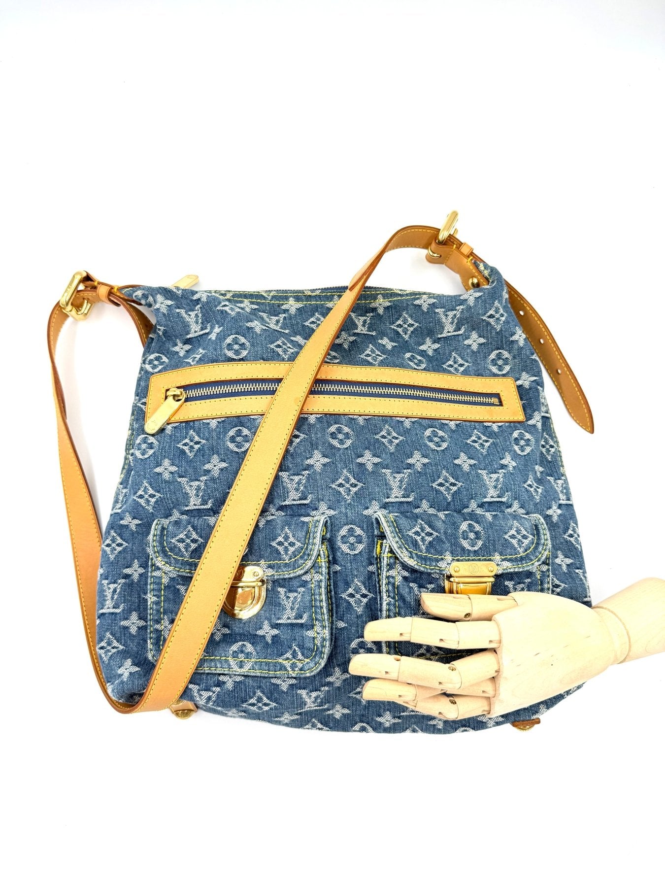 LOUIS VUITTON Baggy Monogram Denim - Clutch & Macarons - FL1015 - Clutch & Macarons -