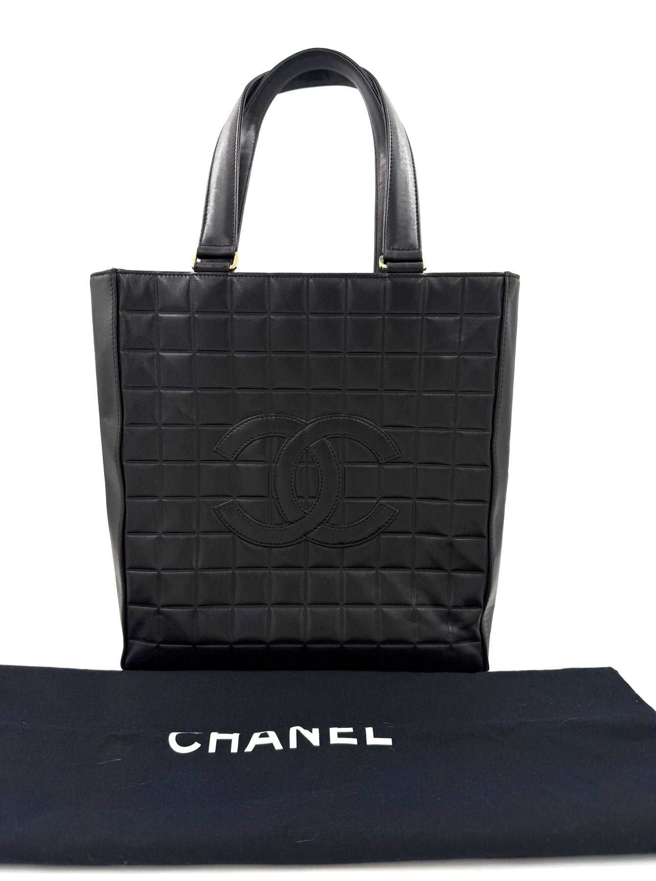 CHANEL Sac Plat Chocolate Bar schwarz Lammleder - Clutch & Macarons - 6913772 - Clutch & Macarons -