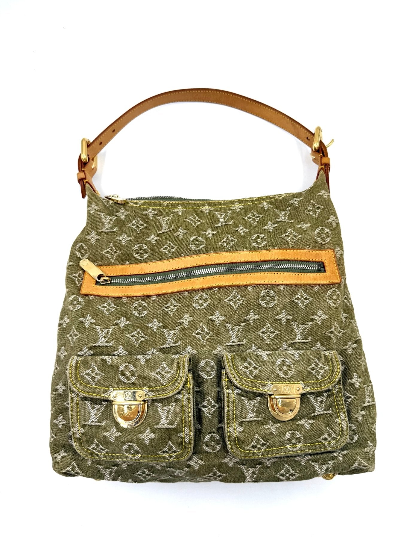LOUIS VUITTON Baggy Denim grün - Clutch & Macarons - FL0046 - Clutch & Macarons -