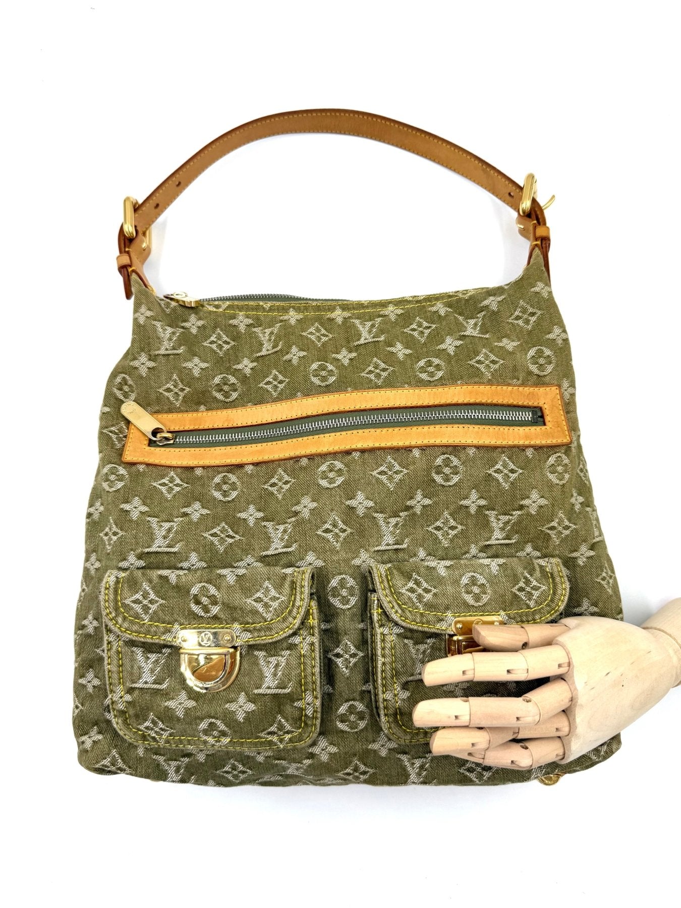 LOUIS VUITTON Baggy Denim grün - Clutch & Macarons - FL0046 - Clutch & Macarons -