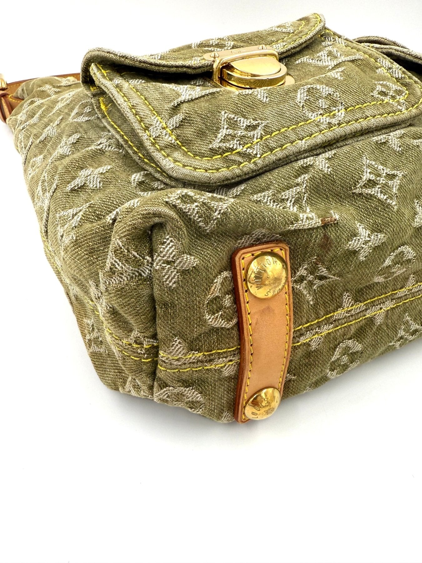 LOUIS VUITTON Baggy Denim grün - Clutch & Macarons - FL0046 - Clutch & Macarons -