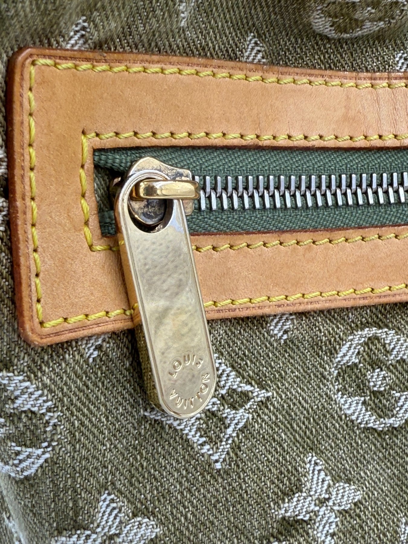 LOUIS VUITTON Baggy Denim grün - Clutch & Macarons - FL0046 - Clutch & Macarons -