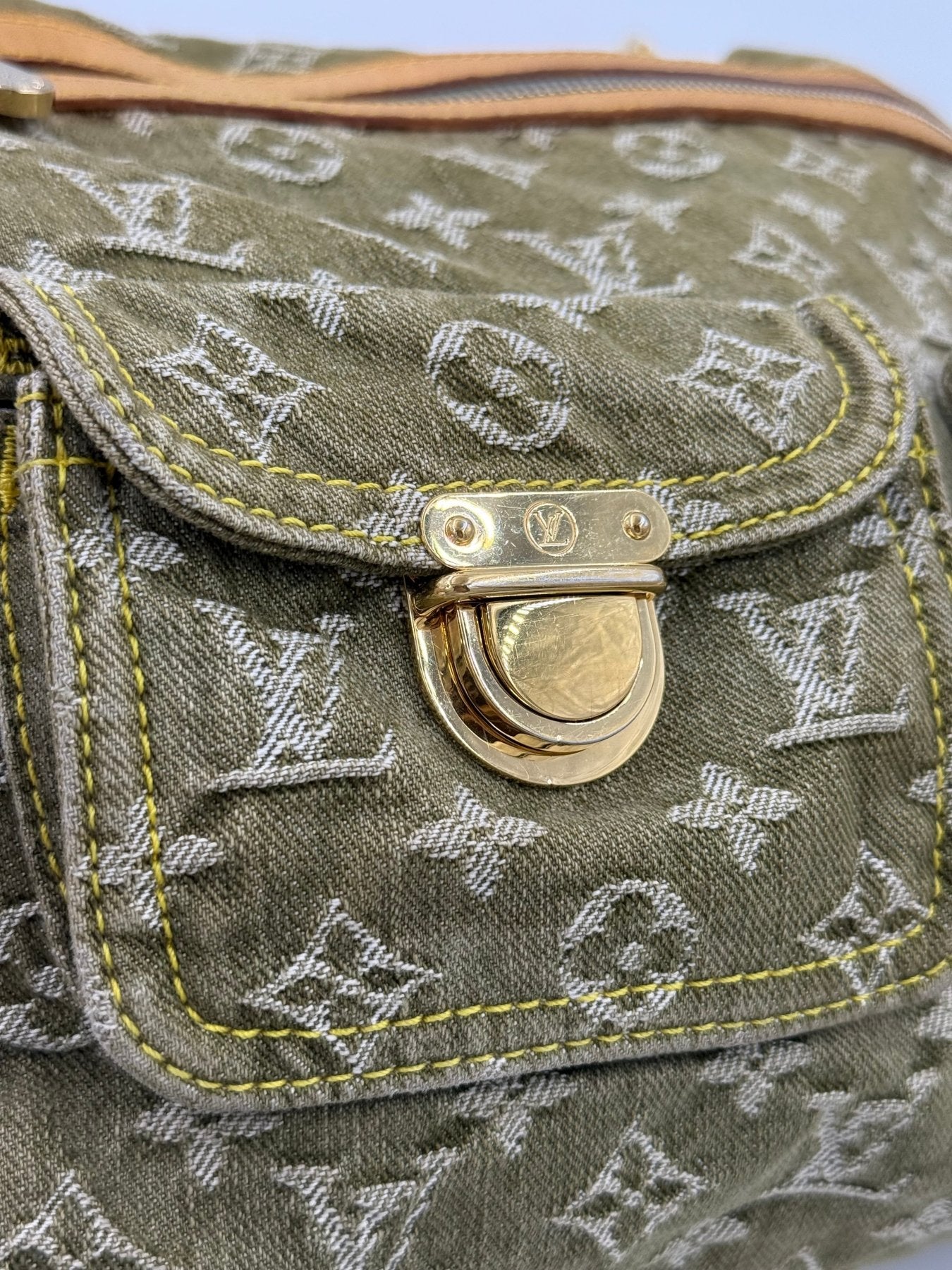 LOUIS VUITTON Baggy Denim grün - Clutch & Macarons - FL0046 - Clutch & Macarons -