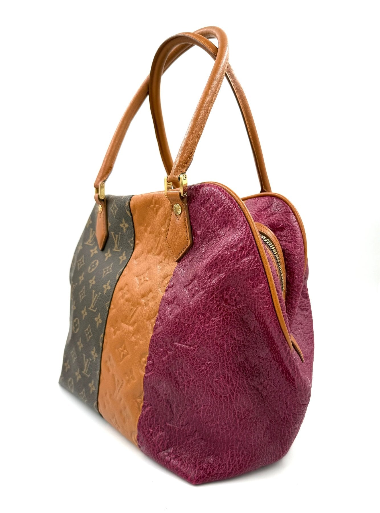 LOUIS VUITTON Tri - Color Shopper Bordeaux - Clutch & Macarons - AR1151 - Clutch & Macarons -