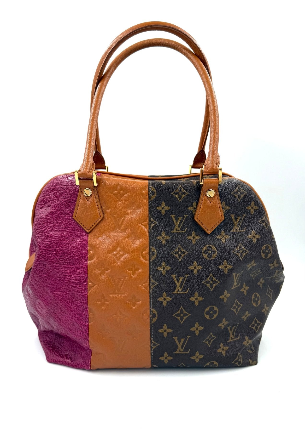 LOUIS VUITTON Tri - Color Shopper Bordeaux - Clutch & Macarons - AR1151 - Clutch & Macarons -