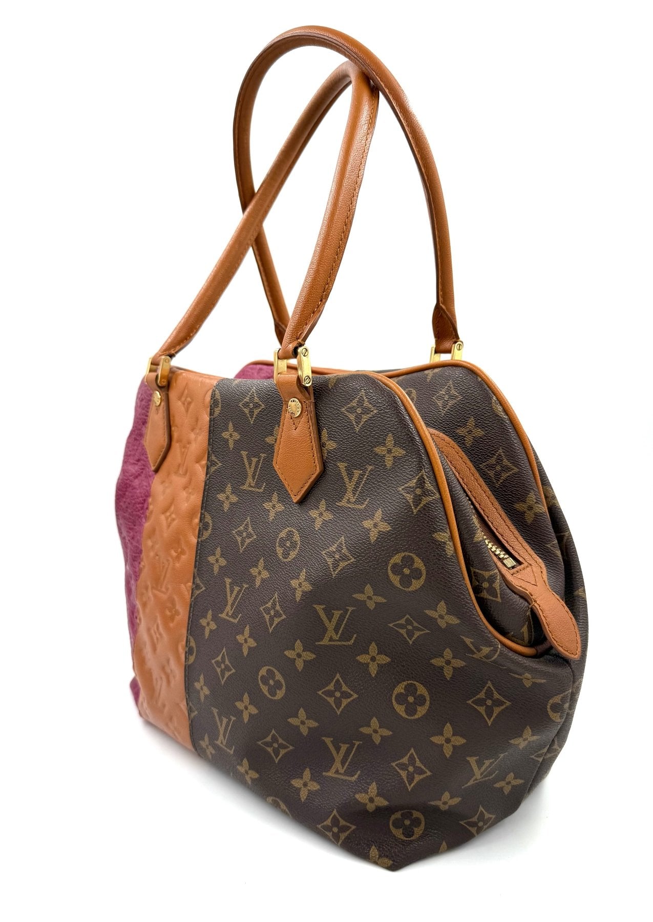 LOUIS VUITTON Tri - Color Shopper Bordeaux - Clutch & Macarons - AR1151 - Clutch & Macarons -