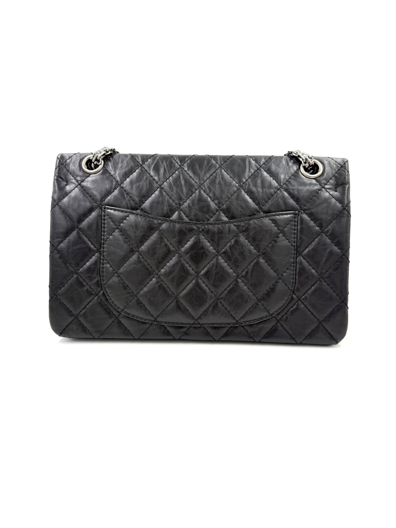 CHANEL 2.55 Double Flap schwarz SHW - Clutch & Macarons - 27270904 - Clutch & Macarons -