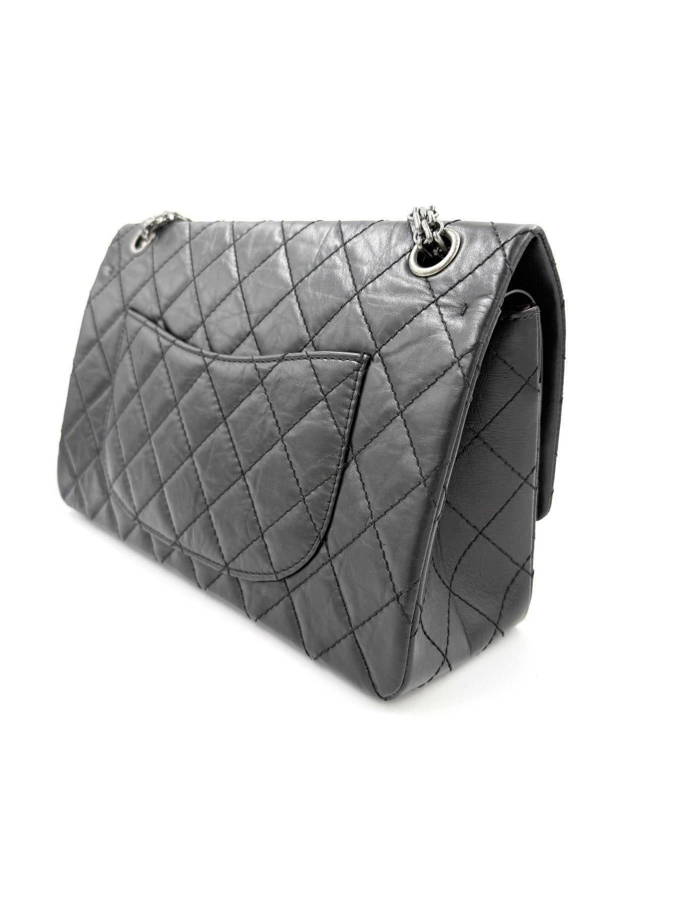 CHANEL 2.55 Double Flap schwarz SHW - Clutch & Macarons - 27270904 - Clutch & Macarons -