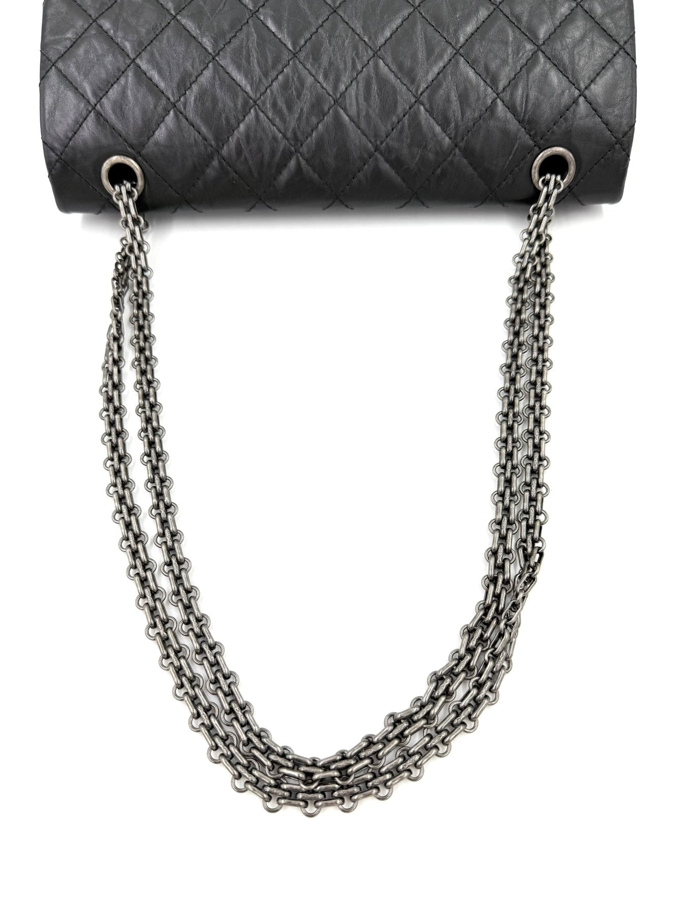 CHANEL 2.55 Double Flap schwarz SHW - Clutch & Macarons - 27270904 - Clutch & Macarons -