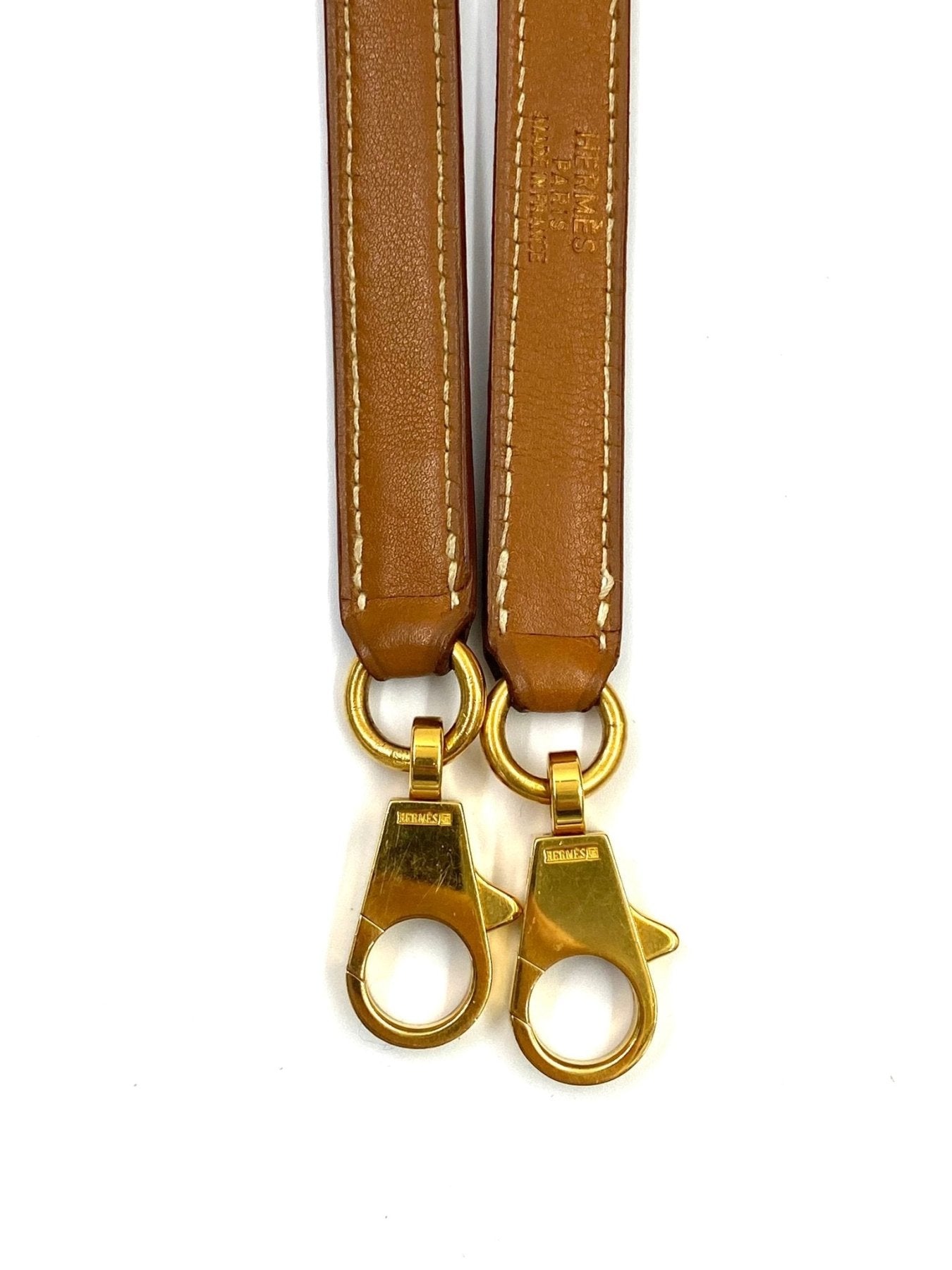 HERMÈS Kelly 35 Soft Gulliver Leder gold mit Schulterriemen - Clutch & Macarons - B im Quadrat, 1998 - Clutch & Macarons -