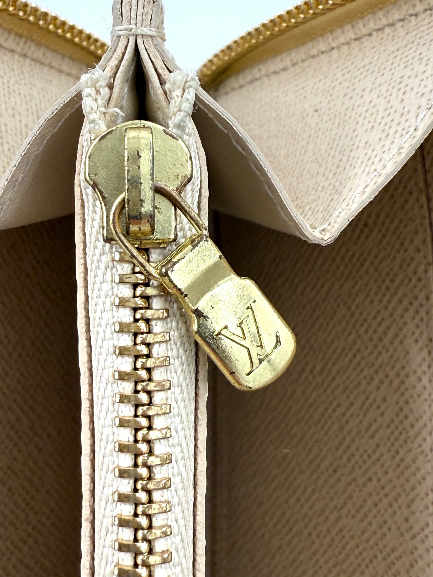LOUIS VUITTON Clemence Wallet Damier Azur