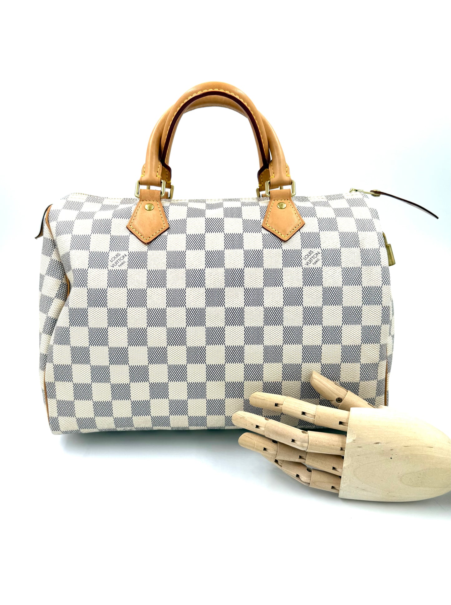 LOUIS VUITTON Speedy 30 Damier Azur