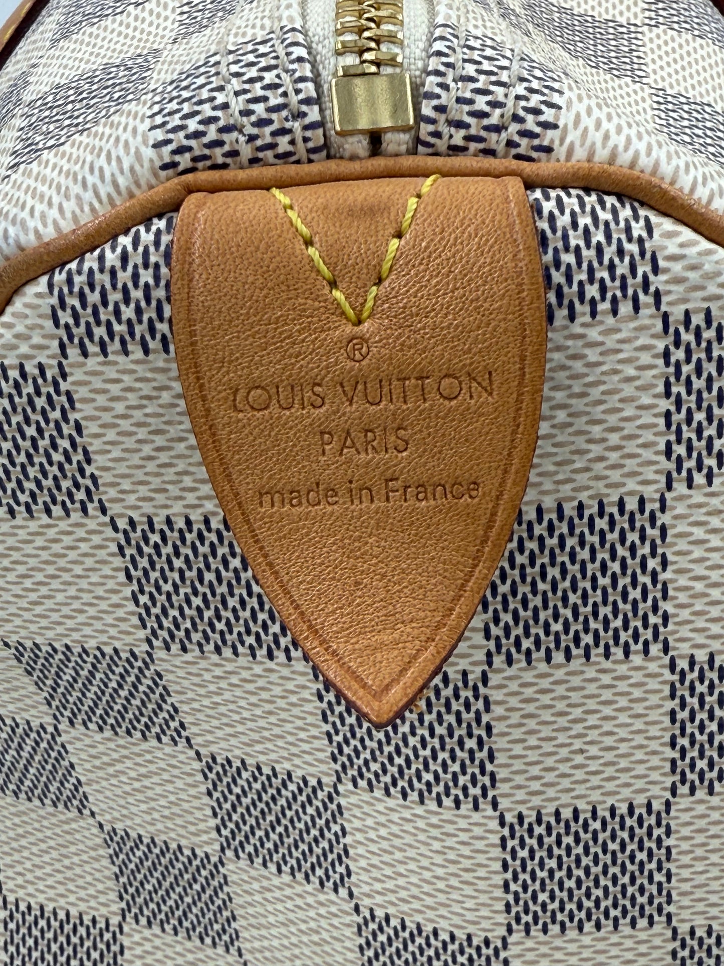 LOUIS VUITTON Speedy 30 Damier Azur