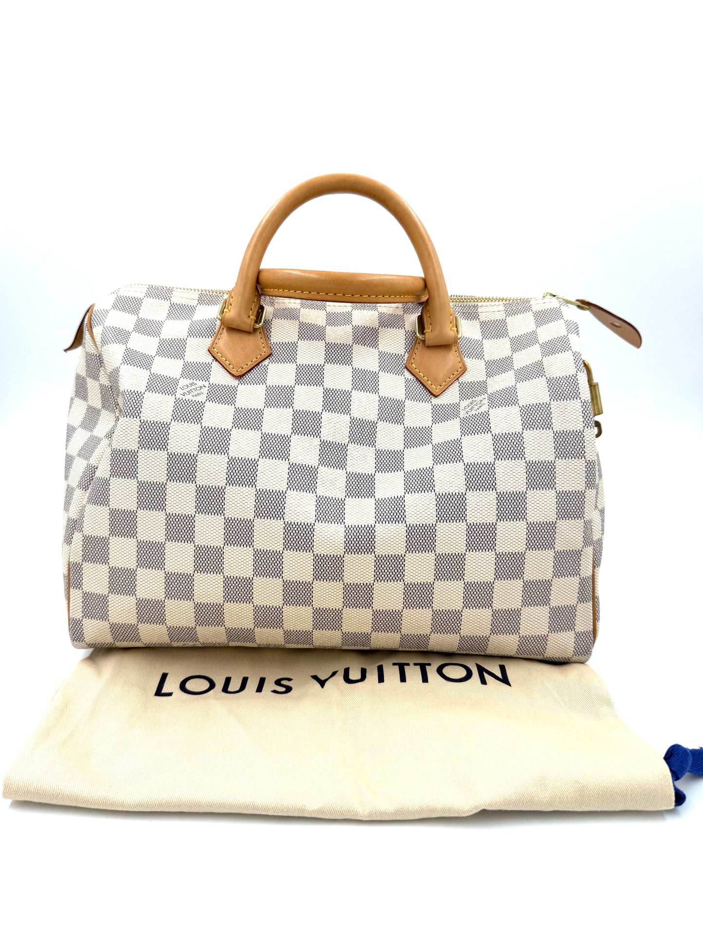 LOUIS VUITTON Speedy 30 Damier Azur