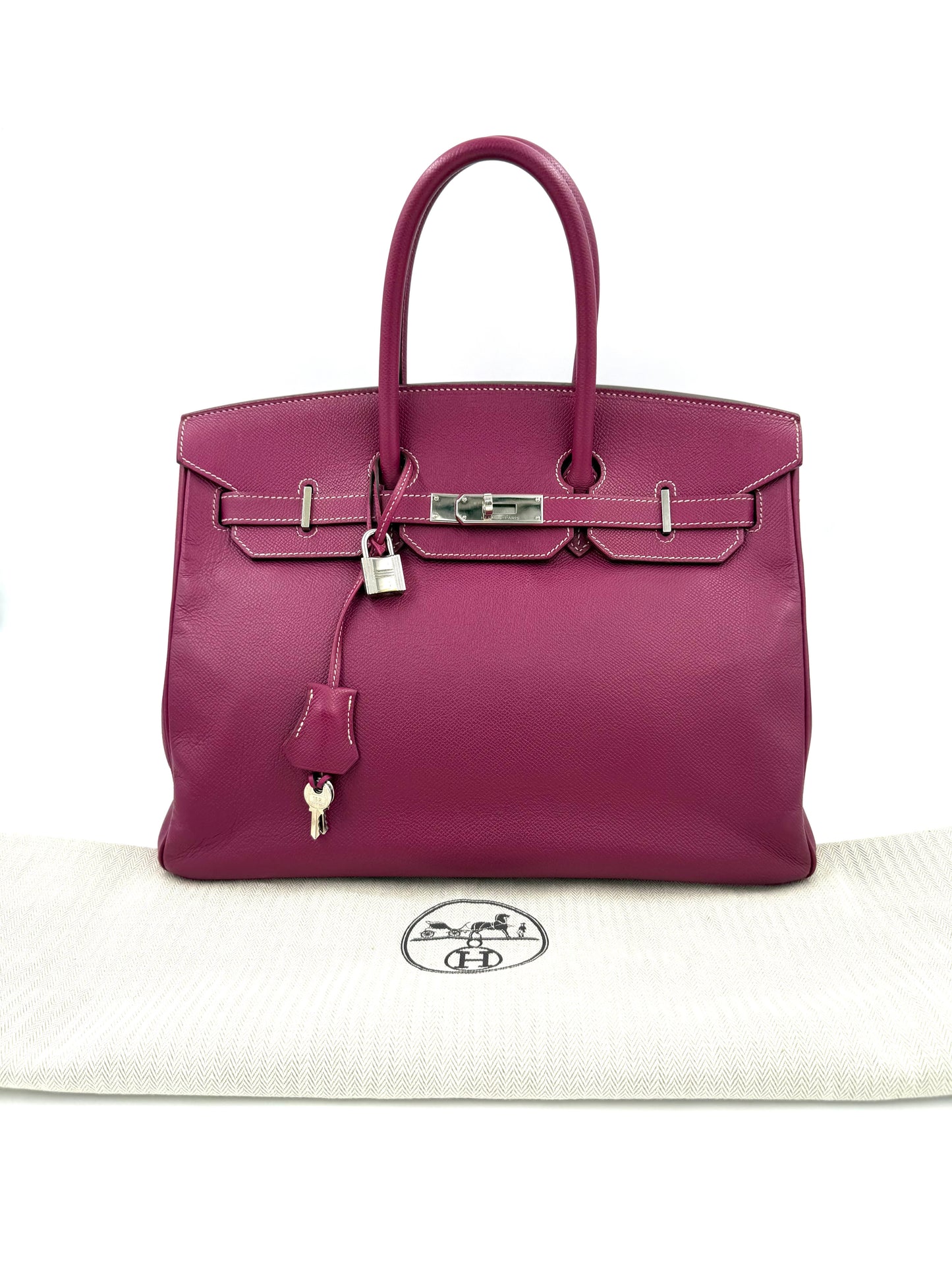 Birkin 35 Candy Collection Epsom Tosca / Rose Tyrien
