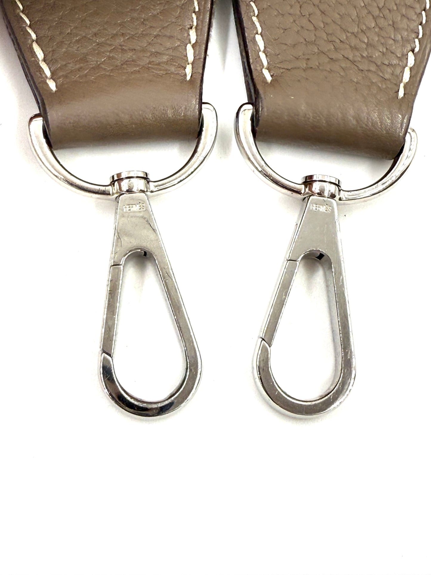 HERMÈS Eveylne 33 Etoupe Clemenceleder