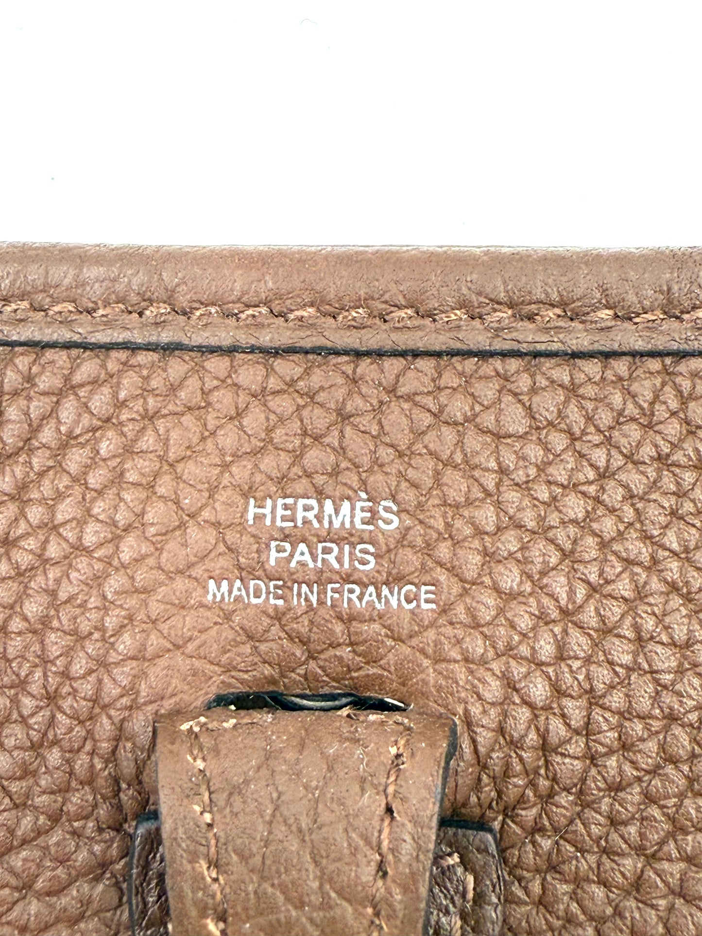 HERMÈS Eveylne 16 Clemenceleder braun