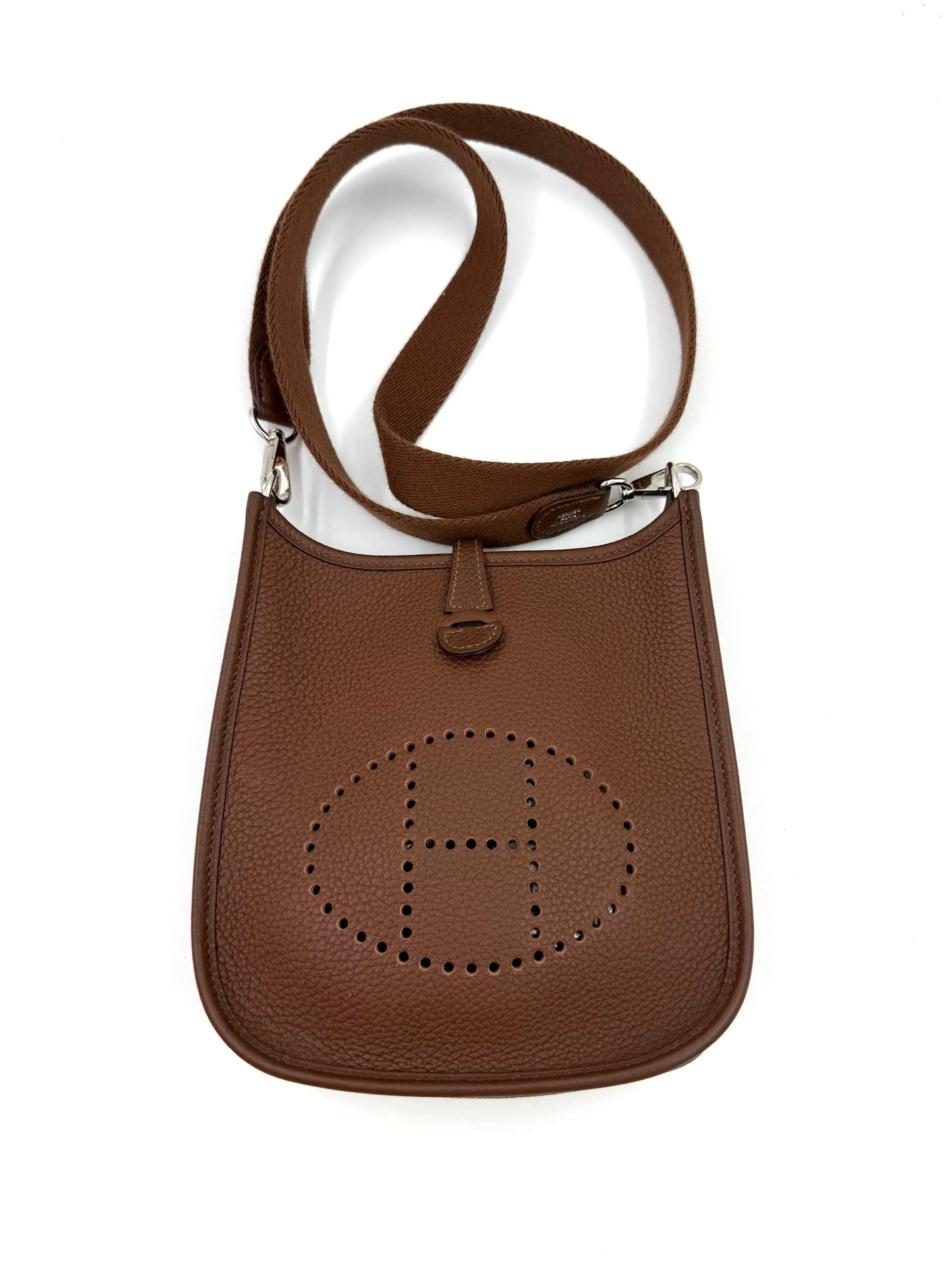 HERMÈS Eveylne 16 Clemenceleder braun