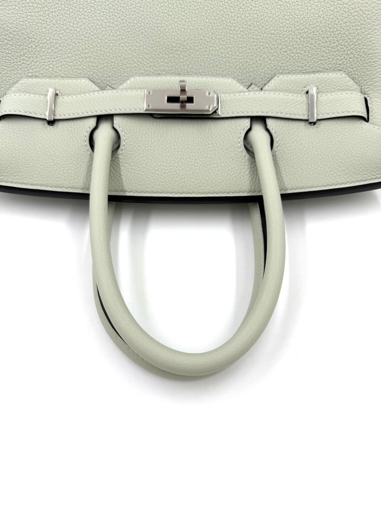 HERMÈS Birkin 30 Togo Gris Neve PHW